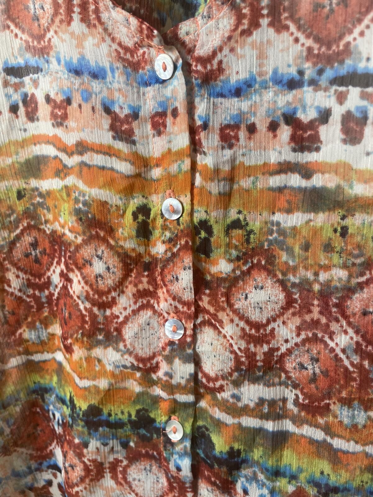 American Rag American Rag Halter Tank Top Blouse Women's XL Button Boho Size XL / US 12-14 / IT 48-50 - 4 Thumbnail
