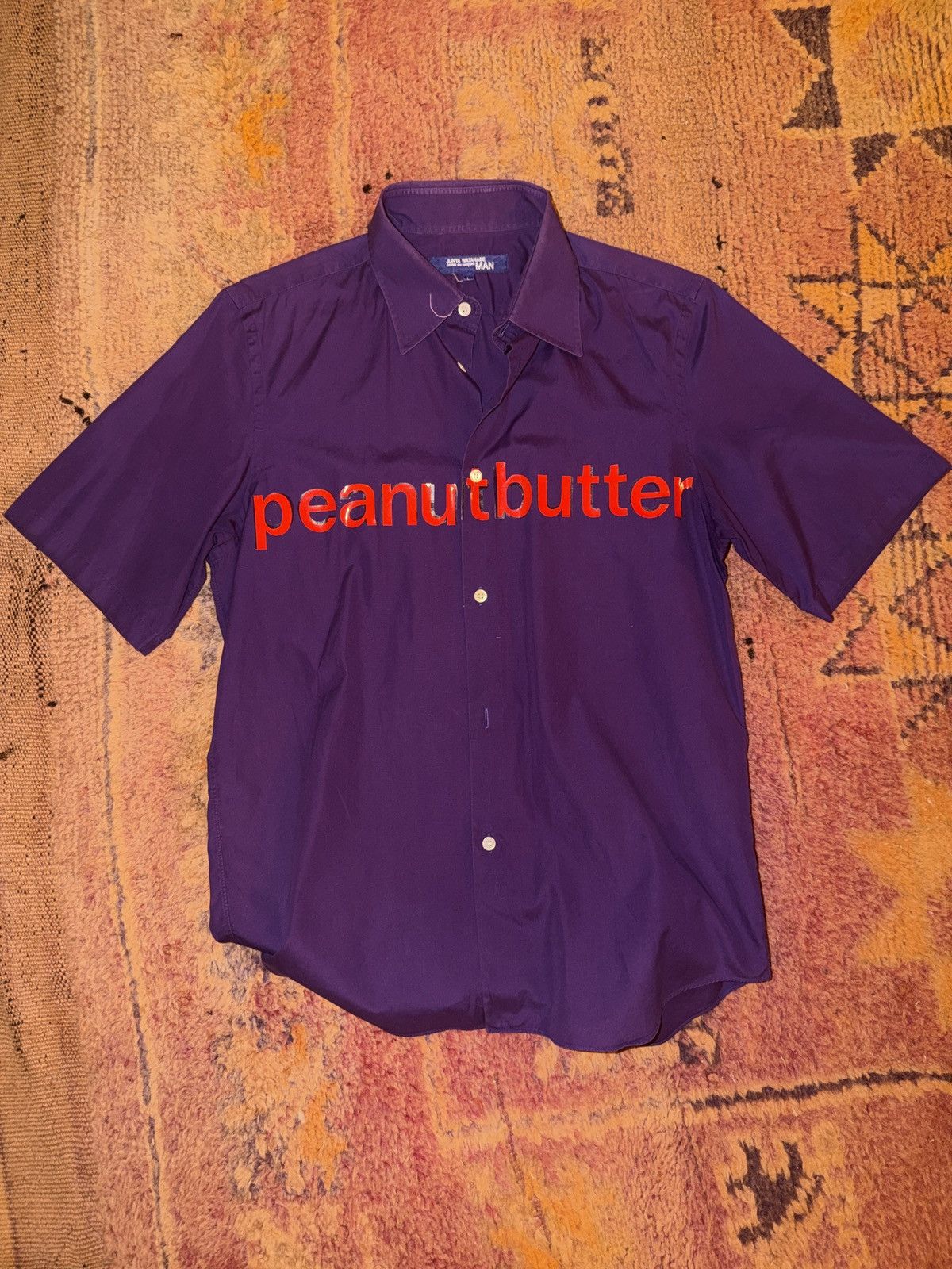 Junya Watanabe Junya Watanabe CDG MAN Peanut Butter Button Up (read desc) Size US L / EU 52-54 / 3 - 1 Thumbnail