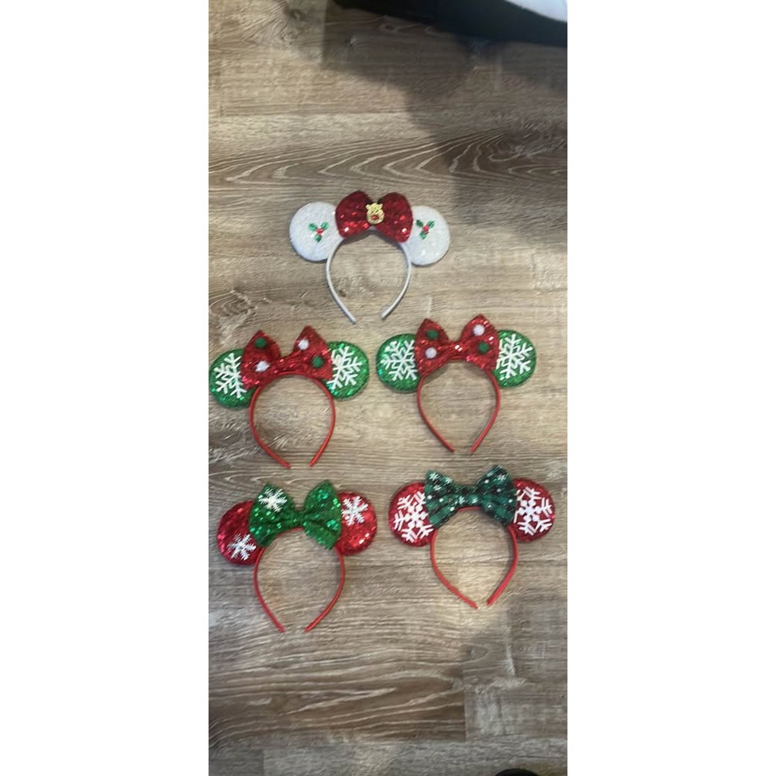 Mickey Mouse NEW Minnie Mouse Holiday Headbands Size ONE SIZE - 4 Thumbnail