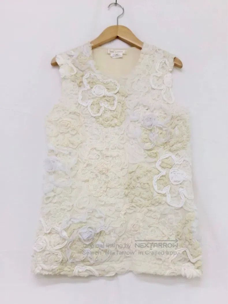 Comme des Garcons Comme Des Garcons 3D Rose Flower Vest Size M / US 6-8 / IT 42-44 - 1 Thumbnail