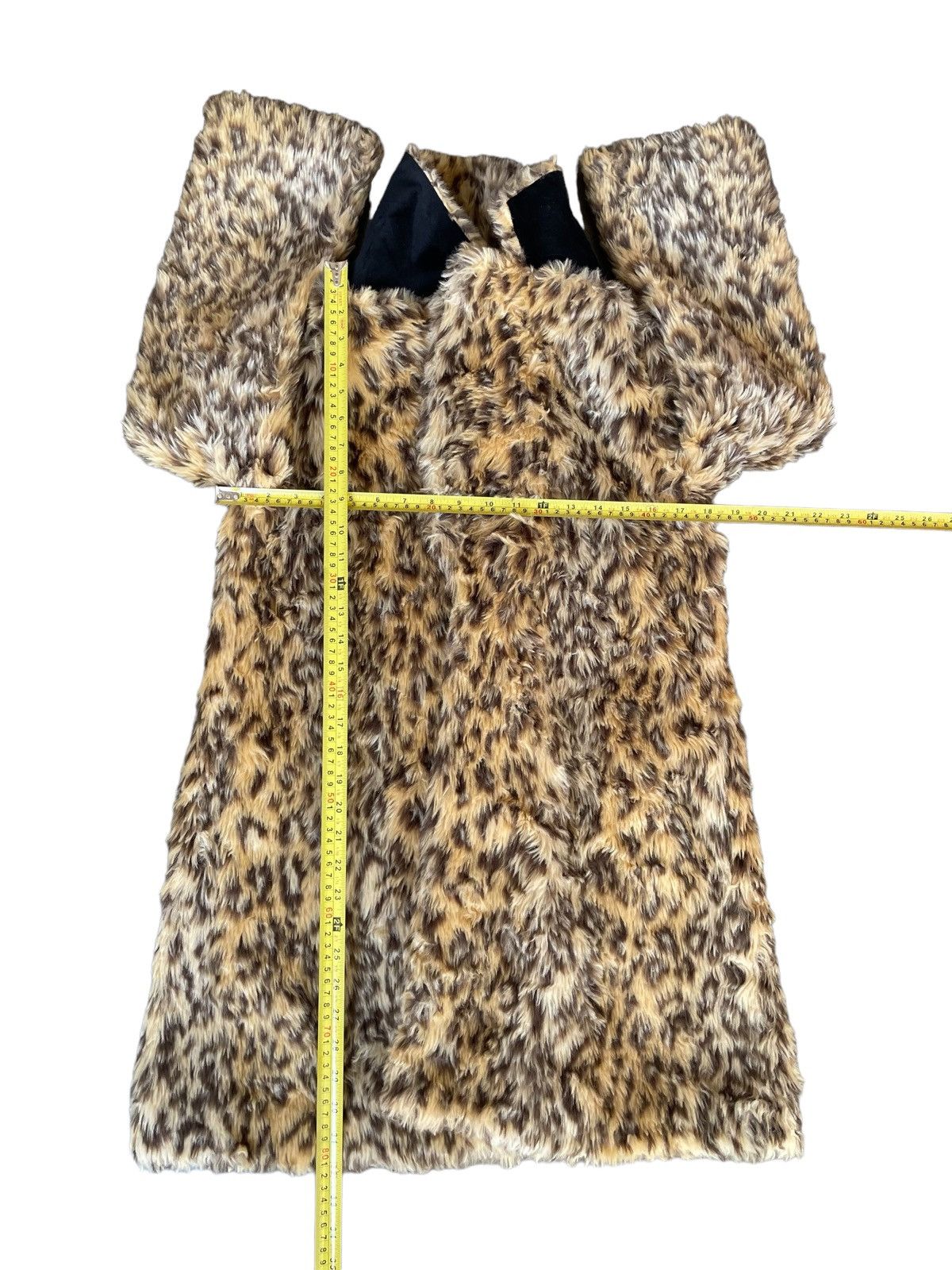 Japanese Brand Vintage Japanese Brand Allover Print Leopard Fluffy Fur Coat Size S / US 4 / IT 40 - 13 Thumbnail