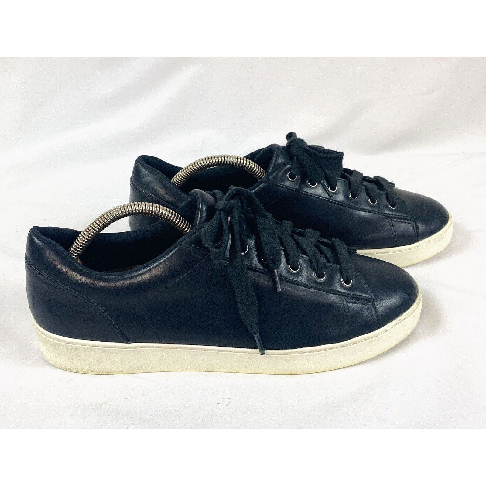 Vionic VIONIC Women's Black Leather 355 SYRA Lace Up Sneakers Size US 10 / IT 40 - 3 Thumbnail