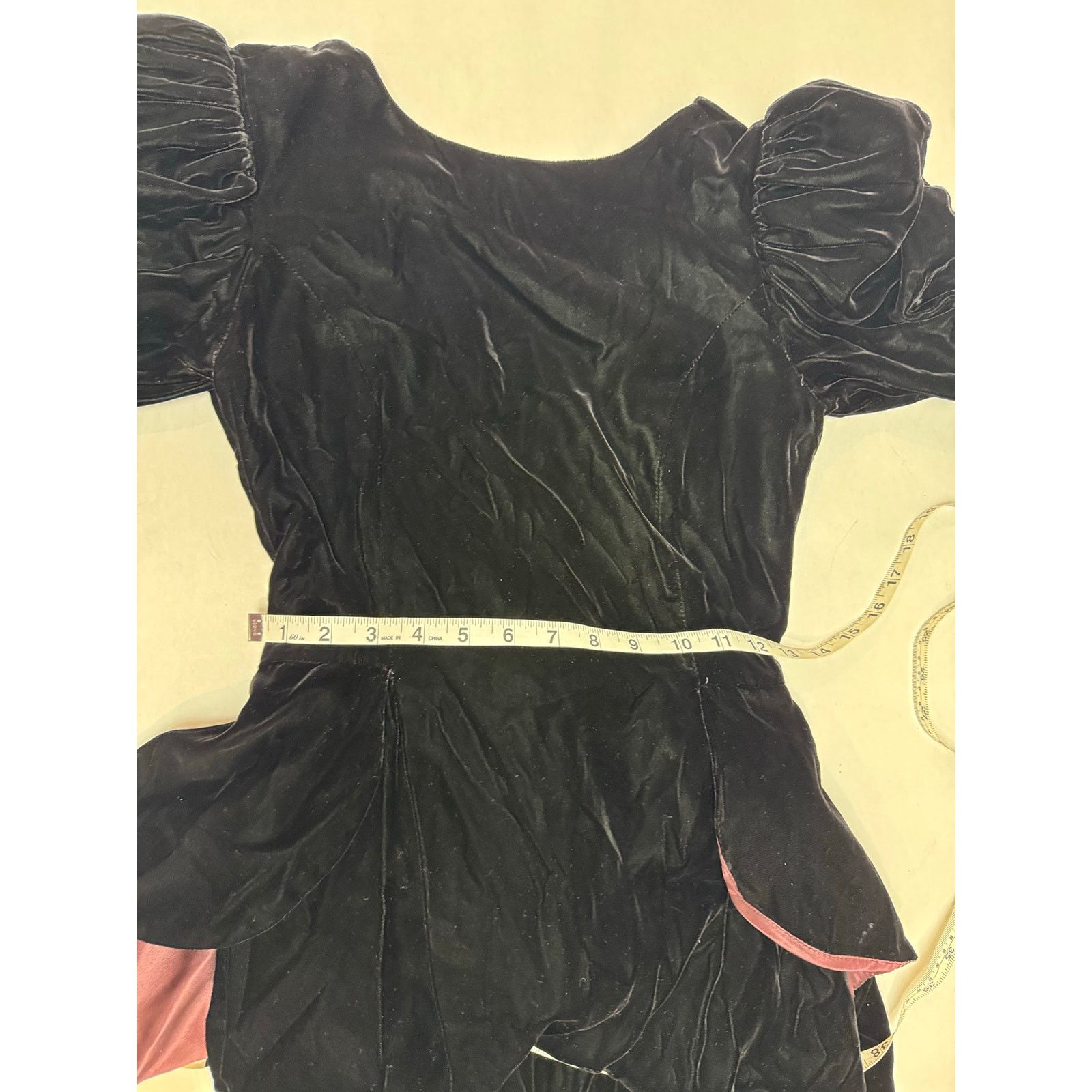 Other Gothic Whimsigoth Vintage Dress Black 80s Act III Small Size S / US 4 / IT 40 - 8 Thumbnail