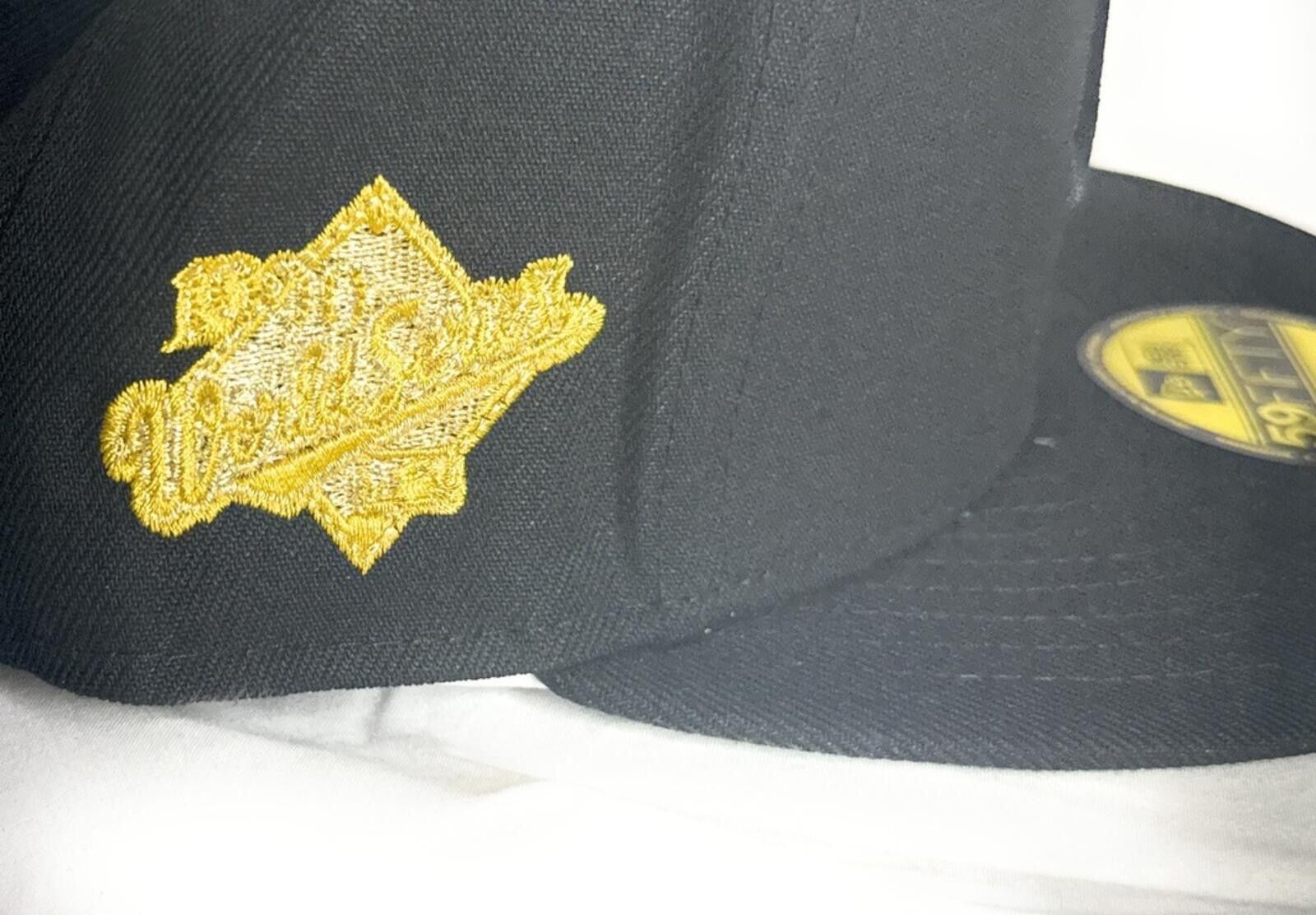 New Era New Era Cincinnati Reds 1990 WS Black / Gold 59FIFTY 7 3/8 Size ONE SIZE - 5 Thumbnail