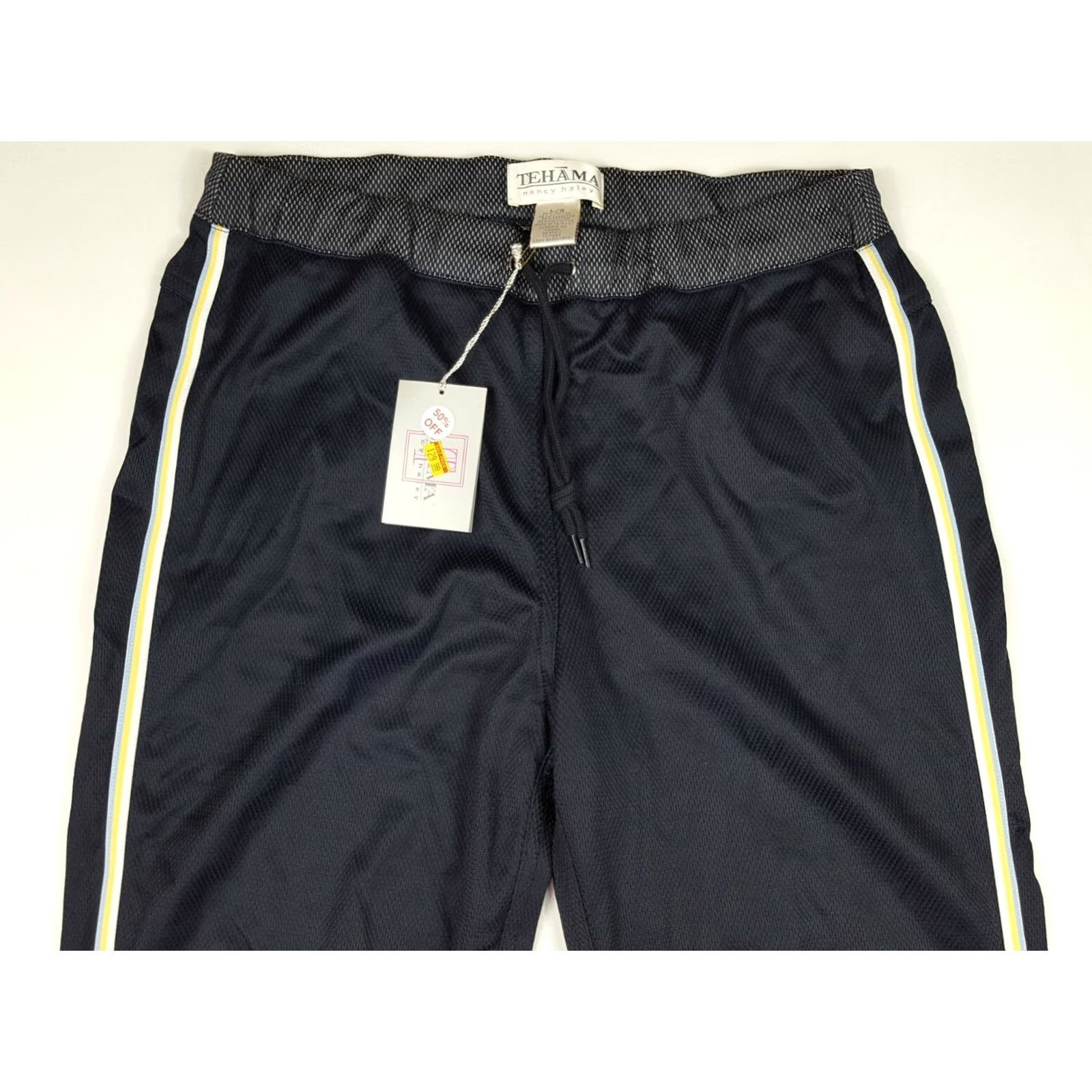 Vintage Tehama Nancy Haley Women's Size L Stretch Workout Athletic Sports Golf Pants Size 36" / US 14 / IT 50 - 2 Thumbnail