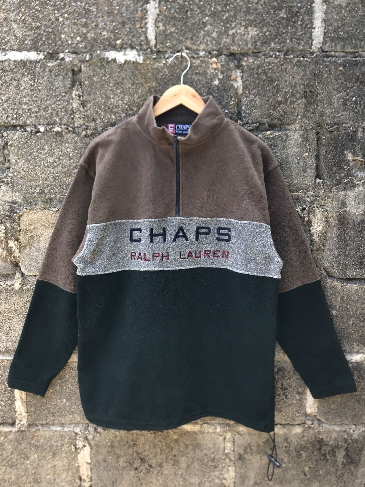 Chaps Ralph Lauren 🔥Vintage Chaps Ralph Lauren Fleece Pullover Sweatshirt Size US M / EU 48-50 / 2 - 1 Thumbnail