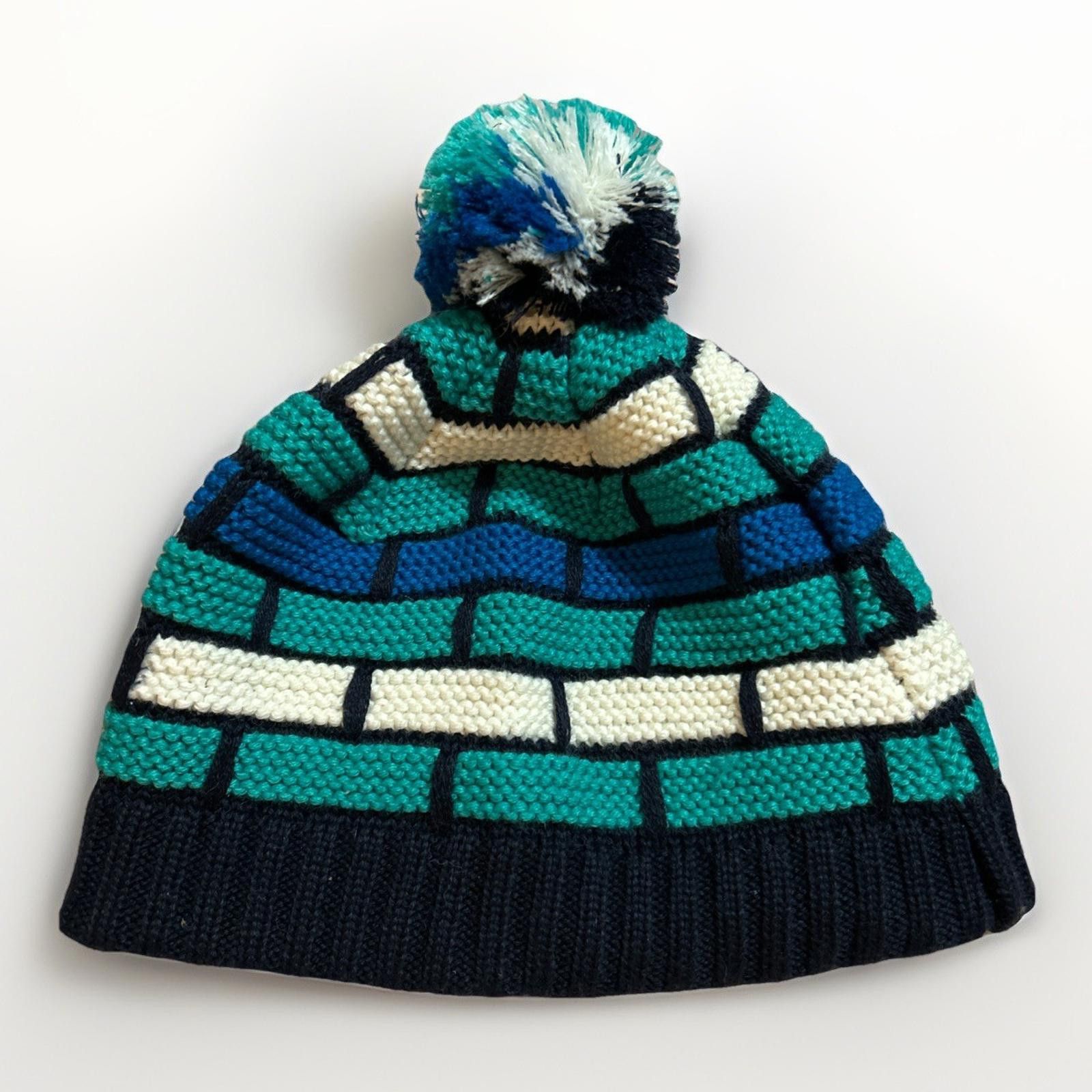 Smartwool SMARTWOOL Merino Wool Knit Pom Pom Beanie Made in Canada Size ONE SIZE - 2 Thumbnail