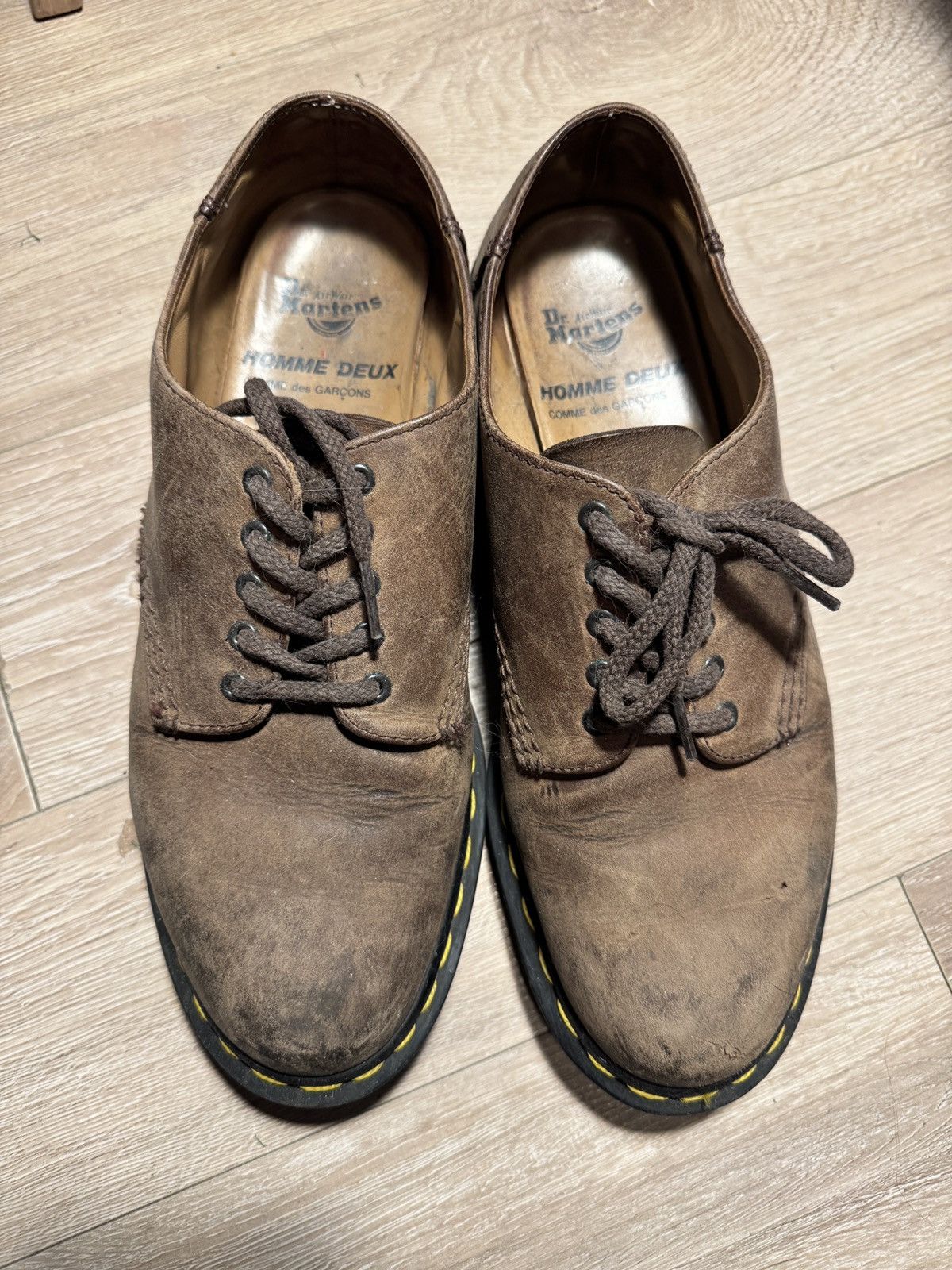【COMME des GARCONSx Dr. Martens】 1461 ブローグシューズ Dr.Martens comme des garcons 2ホール uk8 - メルカリ