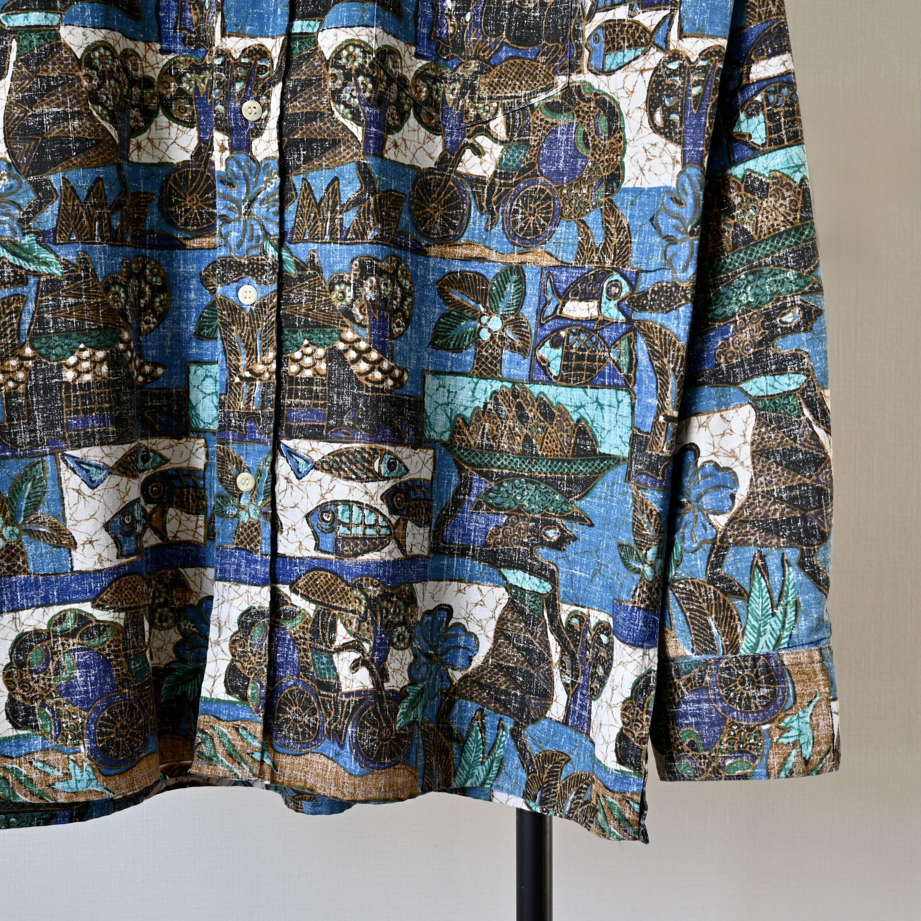 Reyn Spooner VTG 90s Reyn Spooner long sleeve hawaiian shirt made in USA Size US L / EU 52-54 / 3 - 7 Thumbnail