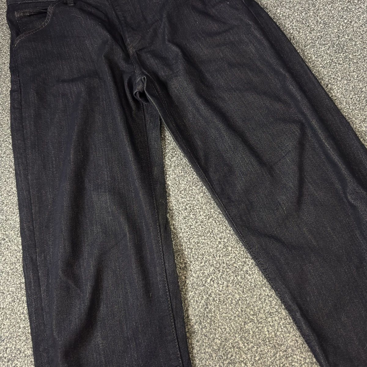 Jun Takahashi Japanese Denim Jersey Uniqlo High Rise Tappered Fit Archive Size US 30 / EU 46 - 4 Thumbnail
