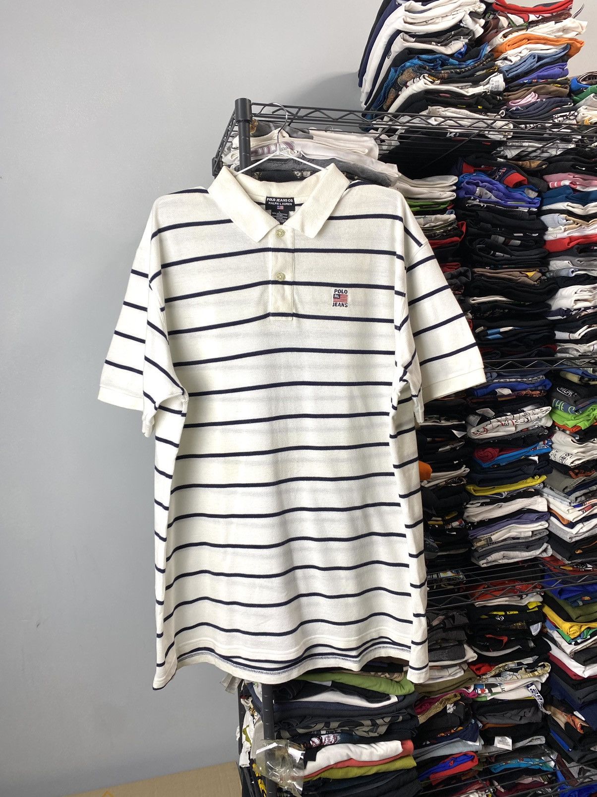 Polo Ralph Lauren Vintage Polo Ralph Lauren Sport T Shirt Y2K Hype RRL Size US L / EU 52-54 / 3 - 1 Thumbnail