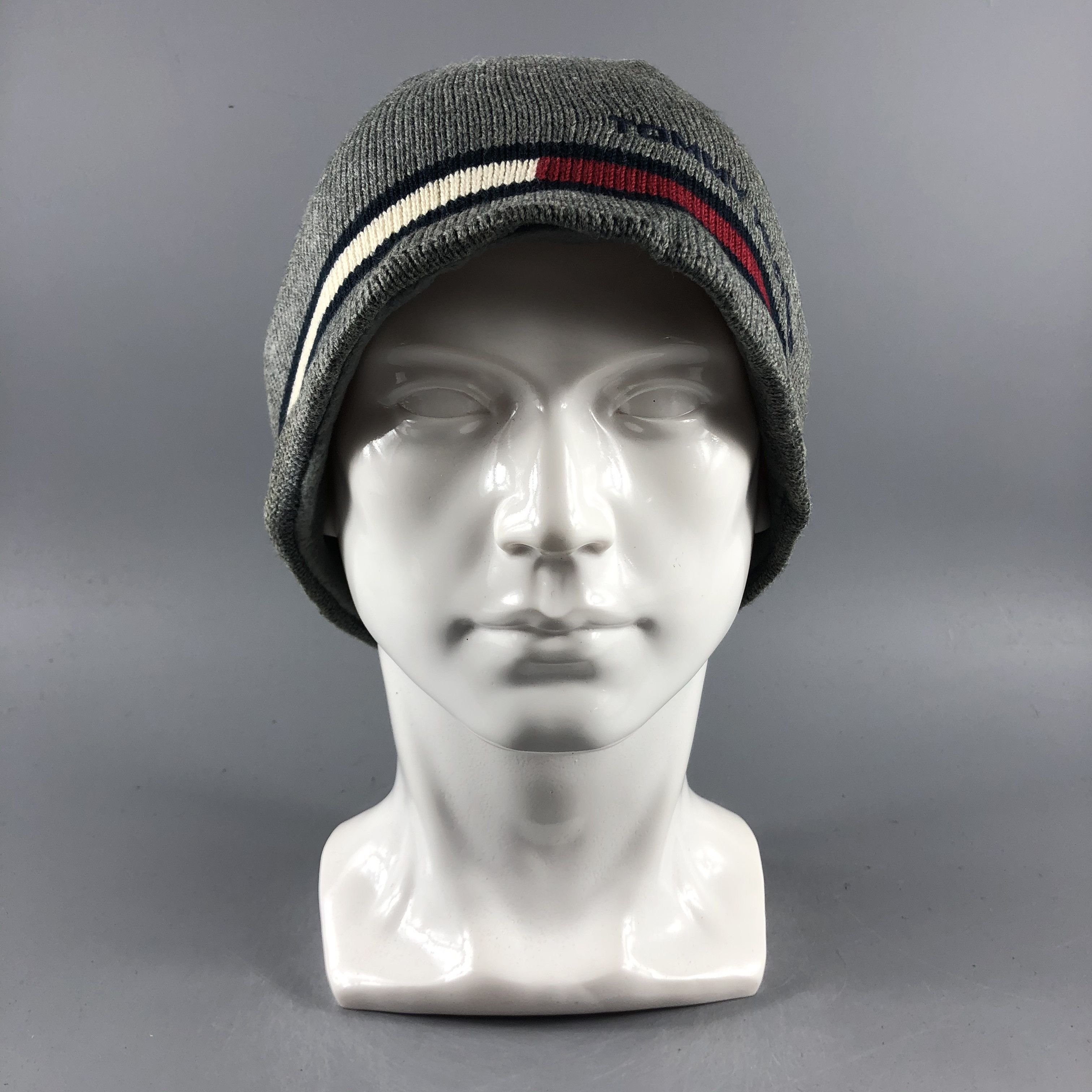 Tommy Hilfiger × Vintage Tommy Hilfiger Beanie Snow Hat Snow Cap -D075 Size ONE SIZE - 2 Thumbnail