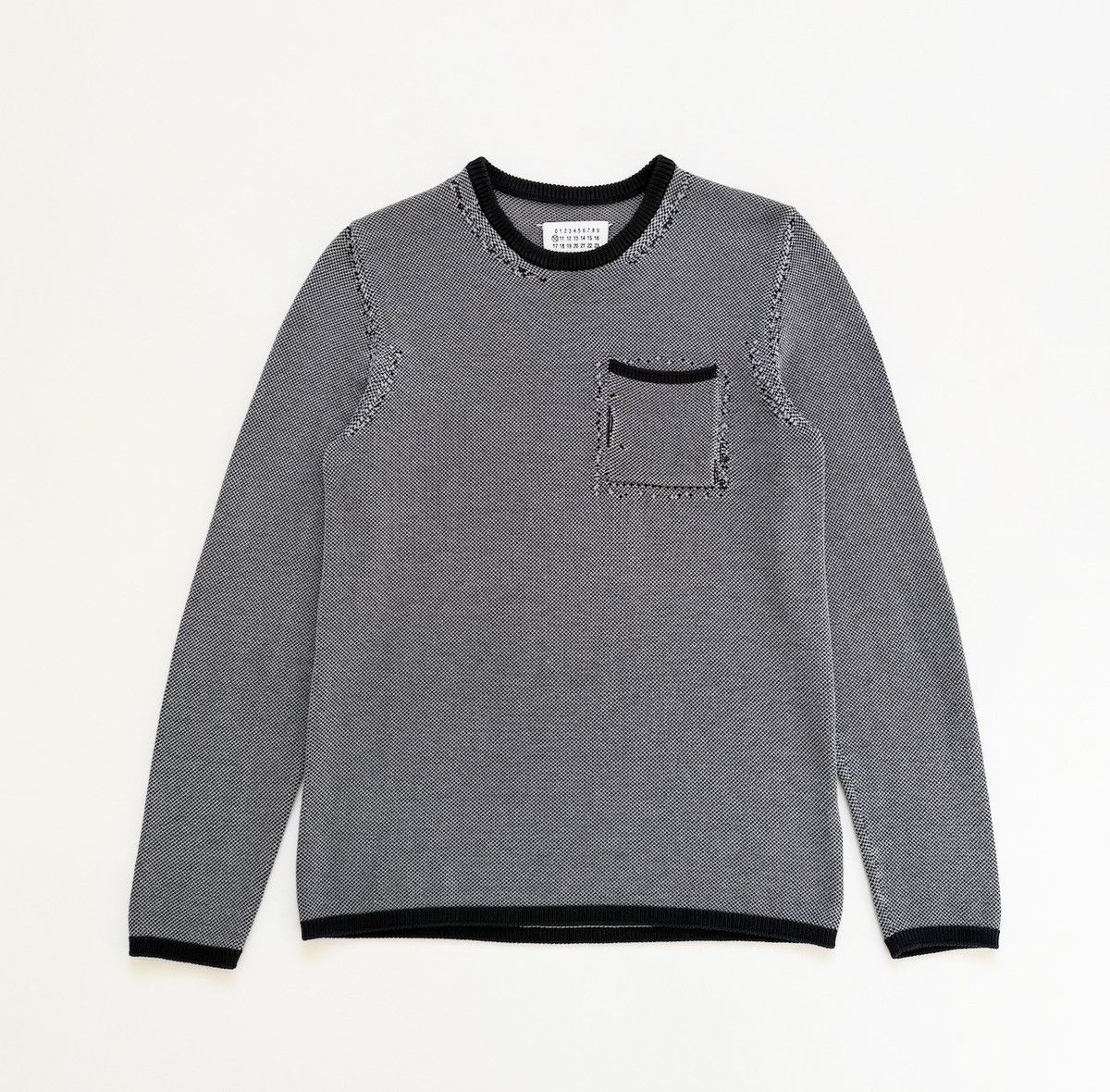 Maison Margiela S/S 15 ‘Destroyed Effect Weave’ Cotton Sweater Size US M / EU 48-50 / 2 - 1 Thumbnail