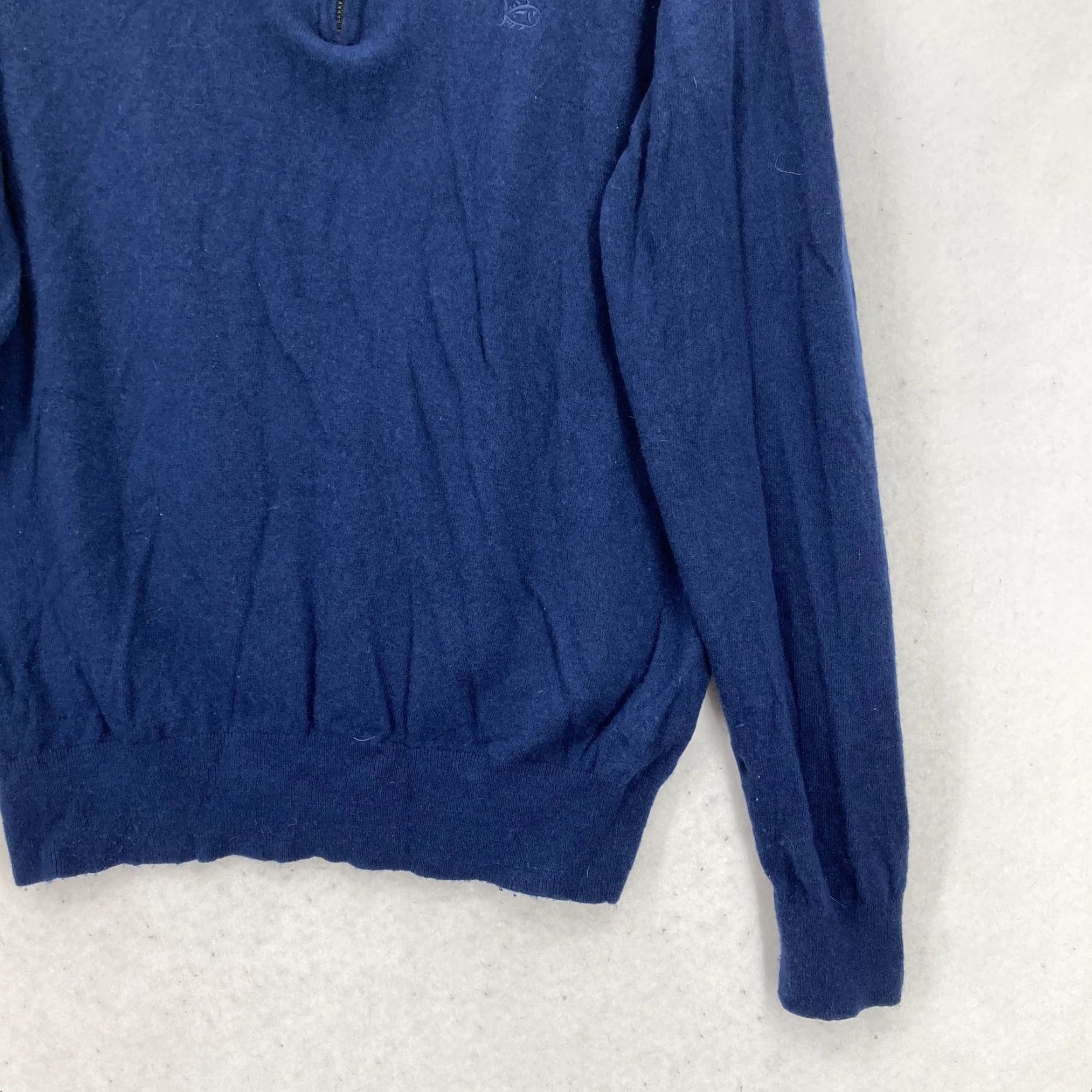 Southern Tide Southern Tide Sweater Mens Blue Medium Half Zip Pullover Wool Alpaca Blend Golf Size US M / EU 48-50 / 2 - 3 Thumbnail