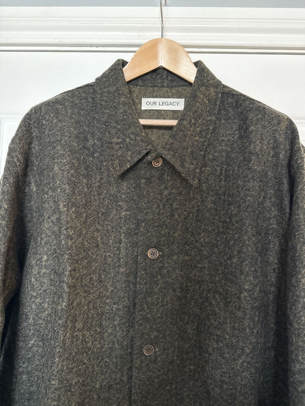 Our Legacy × Stussy Raglan Car Coat Houndstooth | Grailed