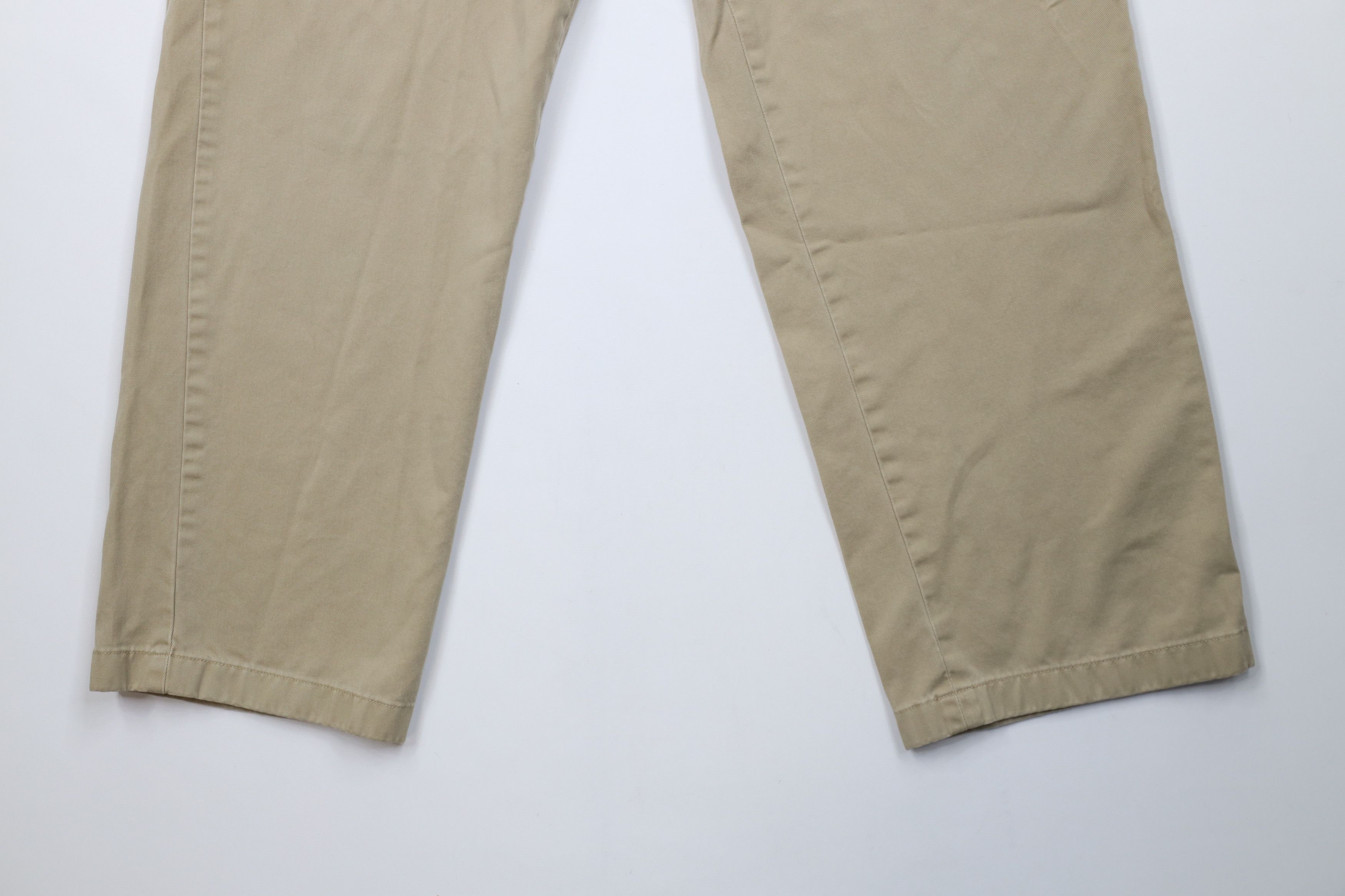 Nautica × Vintage Vintage 90s Y2K Nautica Wide Leg Chino Pants Beige Cotton Size US 36 / EU 52 - 4 Thumbnail