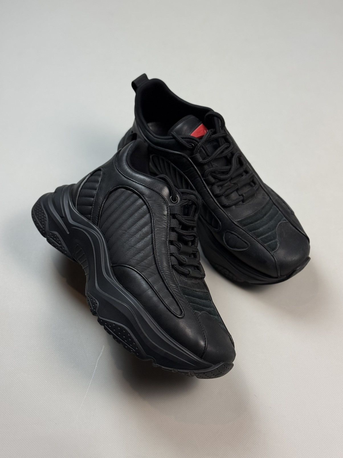 Misbhv MISBHV Black Kombat Moon Trainer Sneakers Size 43 / US 9.5 Size US 9.5 / EU 42-43 - 4 Thumbnail