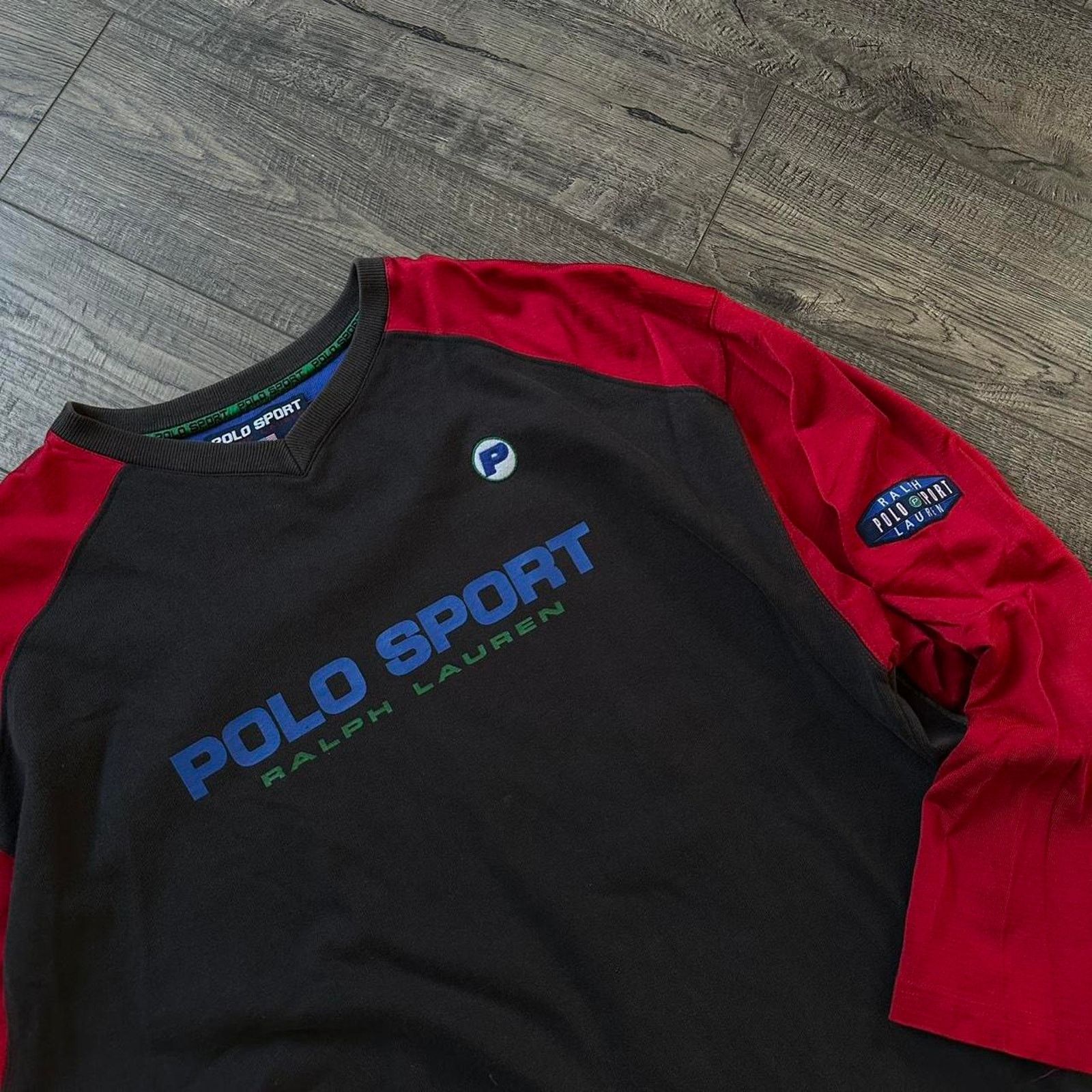 Polo Ralph Lauren × Vintage Vintage 90s Polo Ralph Lauren Polo Sport Longsleeve Shirt Size US L / EU 52-54 / 3 - 3 Thumbnail