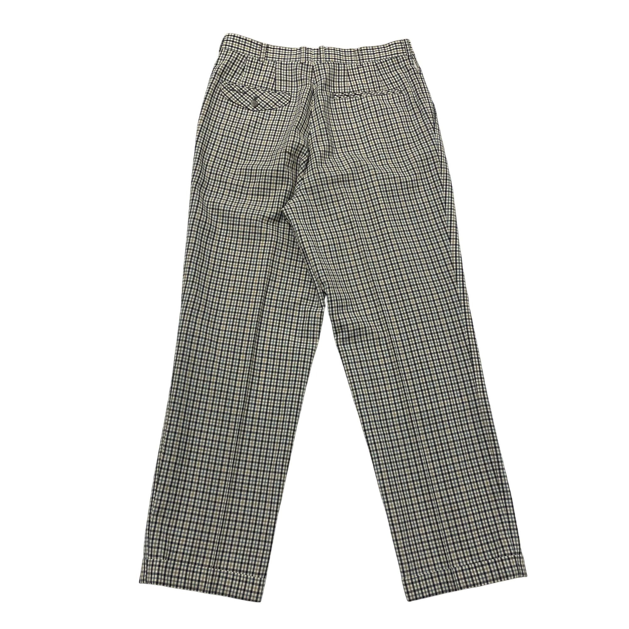 Pierre Cardin Vtg Pierre Cardin OVERCHECK Shadow Plaid Trousers Size US 32 / EU 48 - 3 Thumbnail