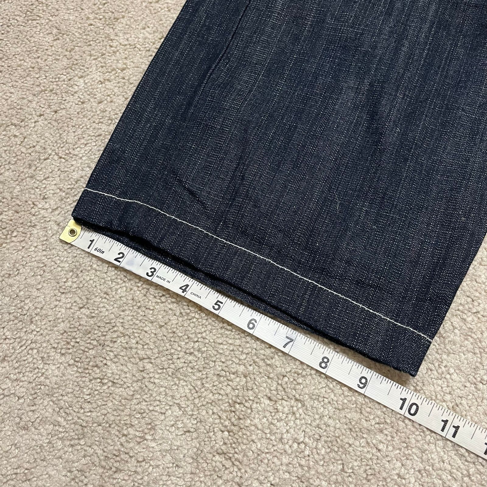 Other Evolution Y2K Cyber Baggy Skater Zombie Embroidered Jeans 46 Size US 44 / EU 60 - 6 Thumbnail