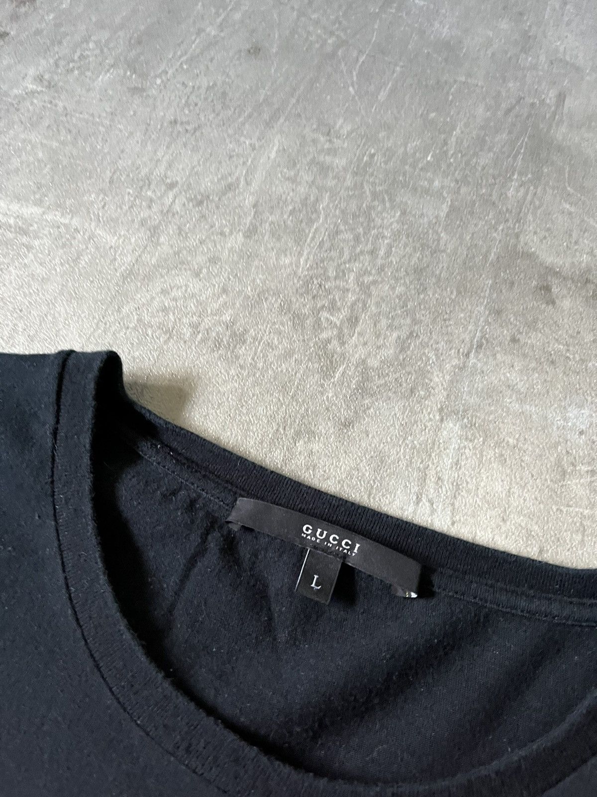Gucci Vintage Gucci triangle black T-shirt rare Size US L / EU 52-54 / 3 - 7 Thumbnail