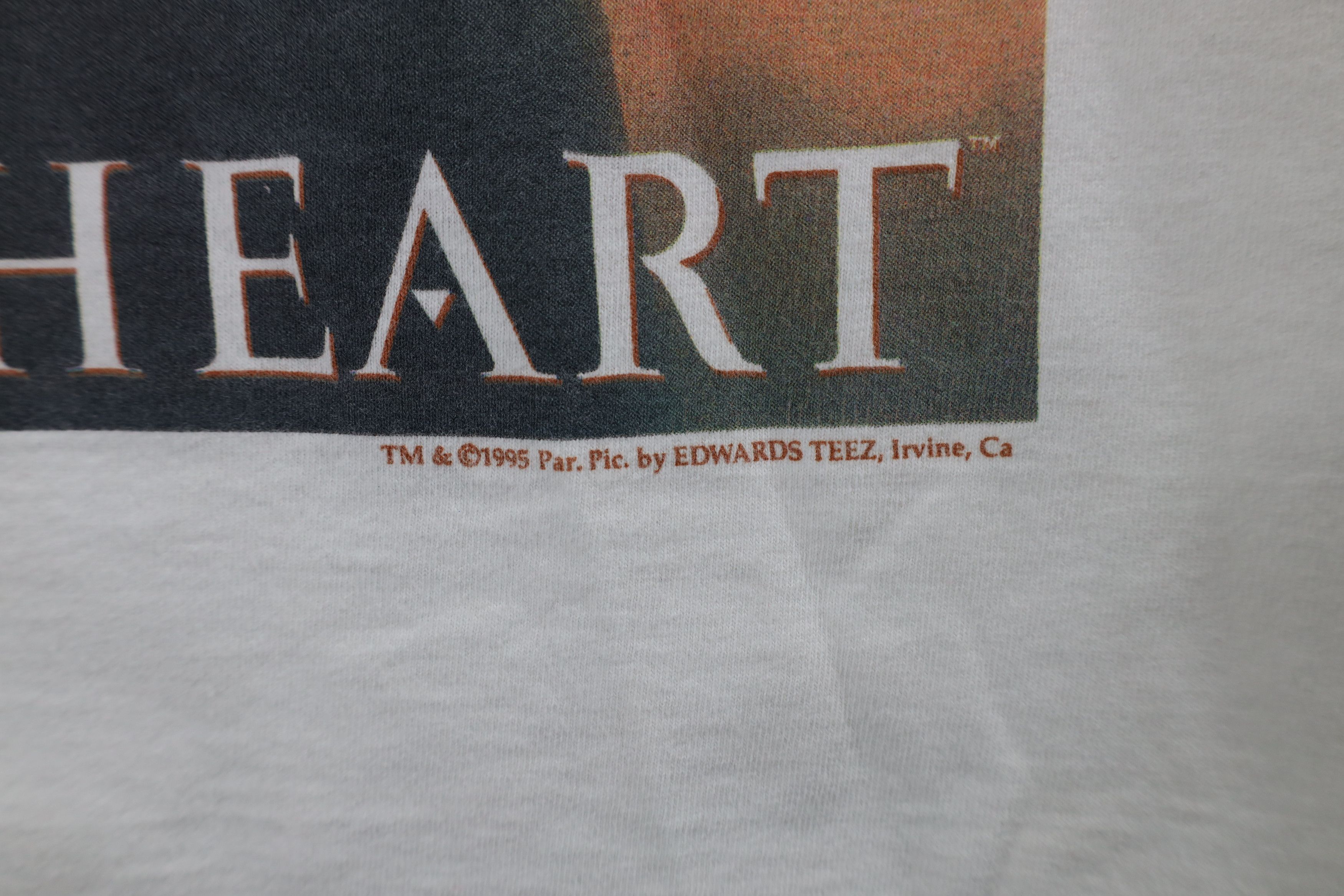 Vintage Vintage 90s Braveheart Movie Short Sleeve T-Shirt White Size US L / EU 52-54 / 3 - 5 Thumbnail
