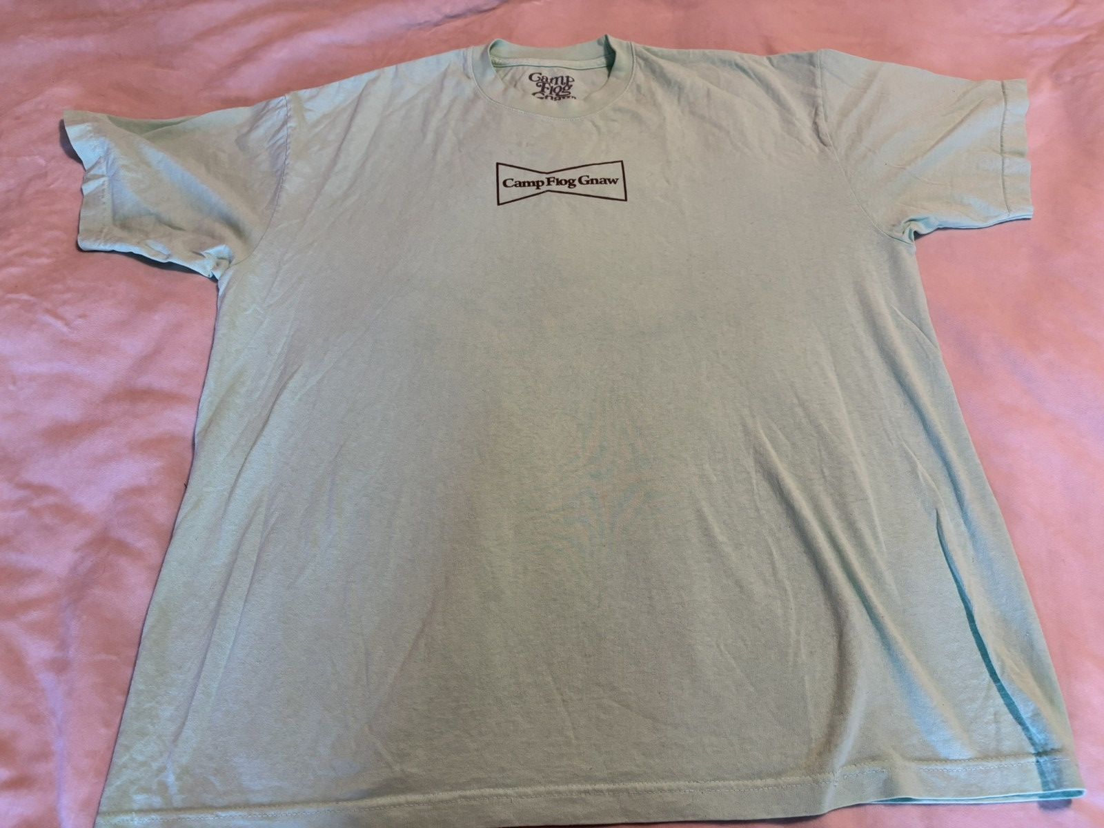 Girls Don't Cry Camp Flog Gnaw x Girls Don’t Cry 2019 Mint T-Shirt Size US XL / EU 56 / 4 - 1 Thumbnail