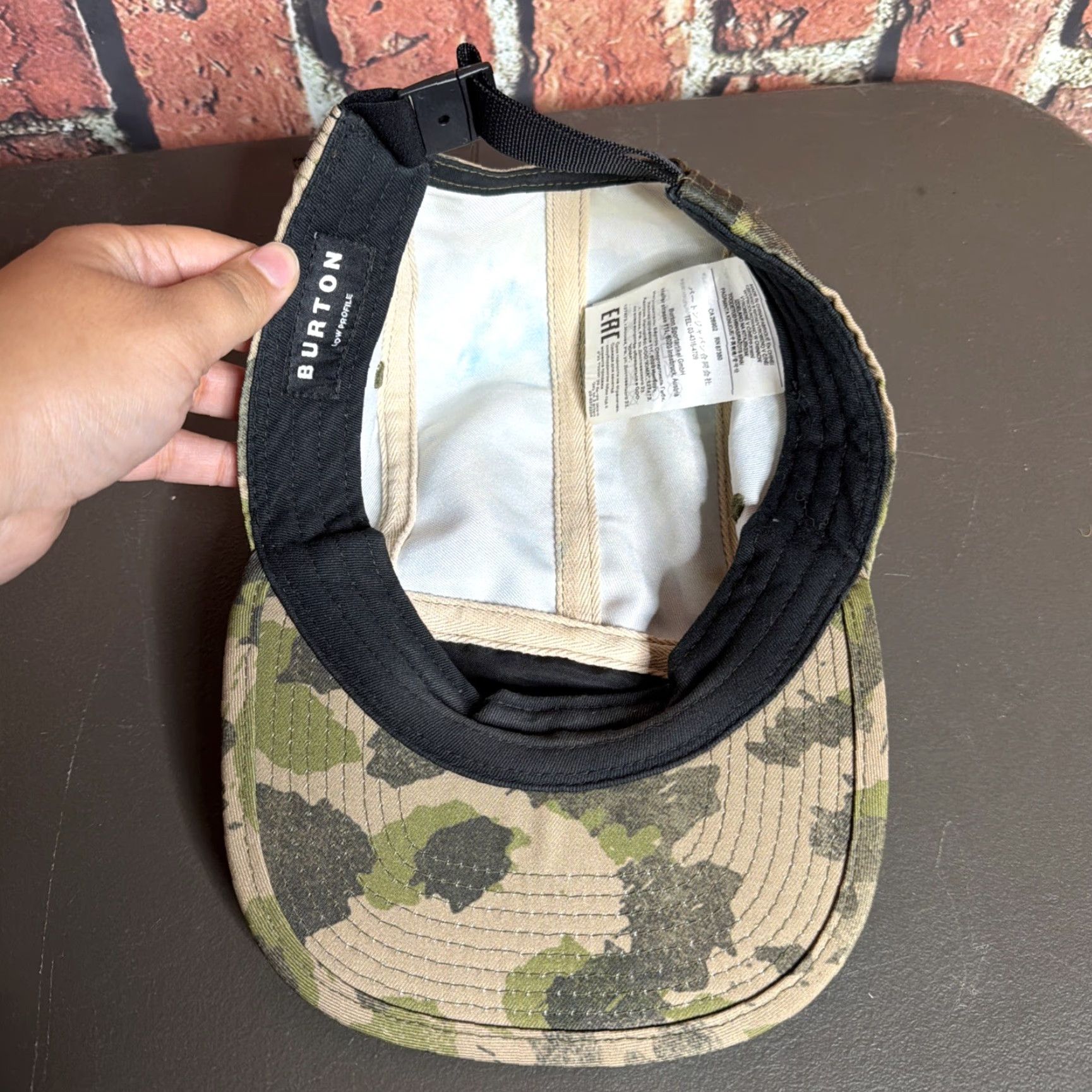 Burton Burton 5 Panel Hat Camo Graphic Logo Military One Size Men Adjustable Polyester Multicolor Brand Outdoor Snowboarding Cap Size ONE SIZE - 2 Thumbnail