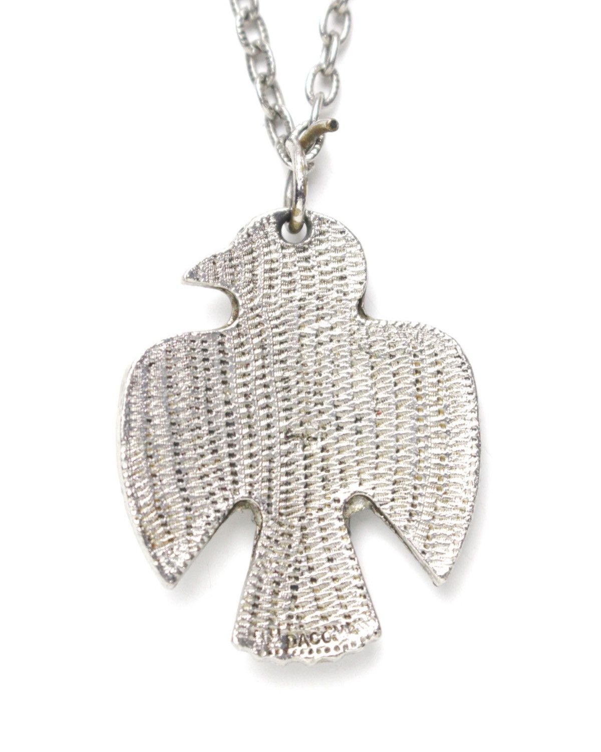Vintage 1970S DACO THUNDERBIRD TOURIST SILVER TONE PENDANT NECKLACE Size ONE SIZE - 4 Thumbnail