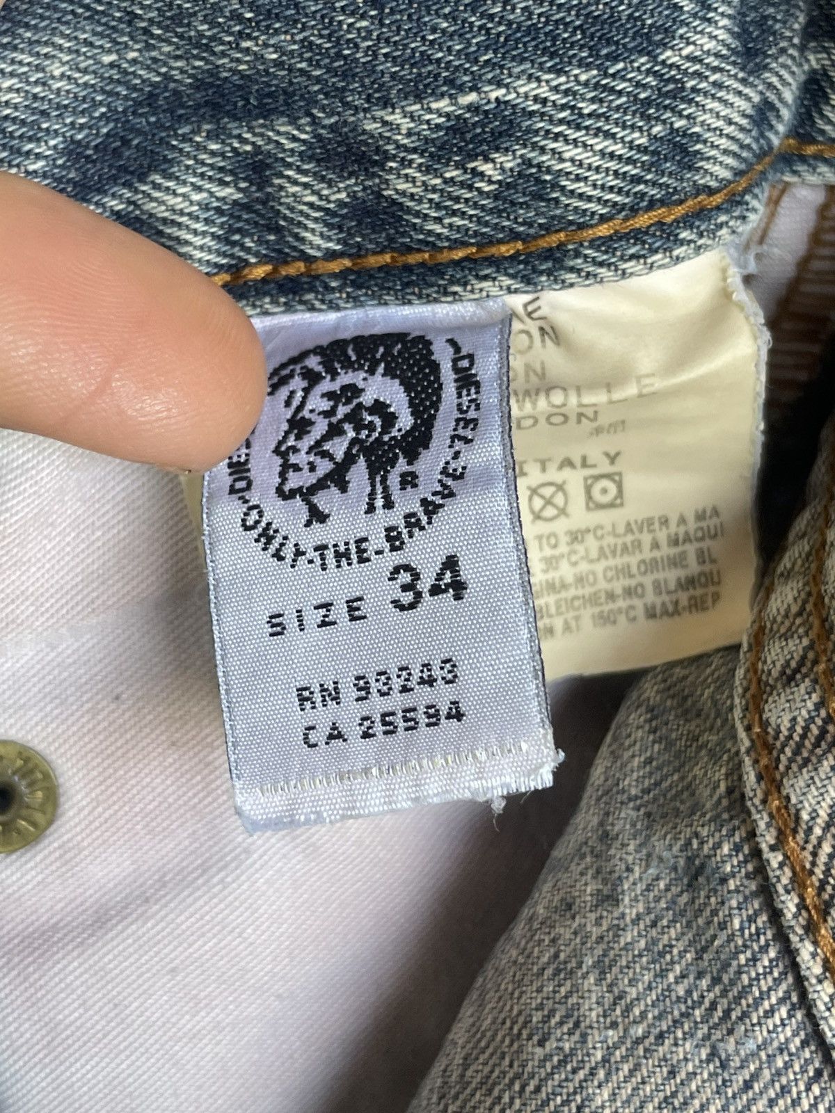 Diesel Y2K Diesel Fanker Jean Size US 34 / EU 50 - 5 Thumbnail