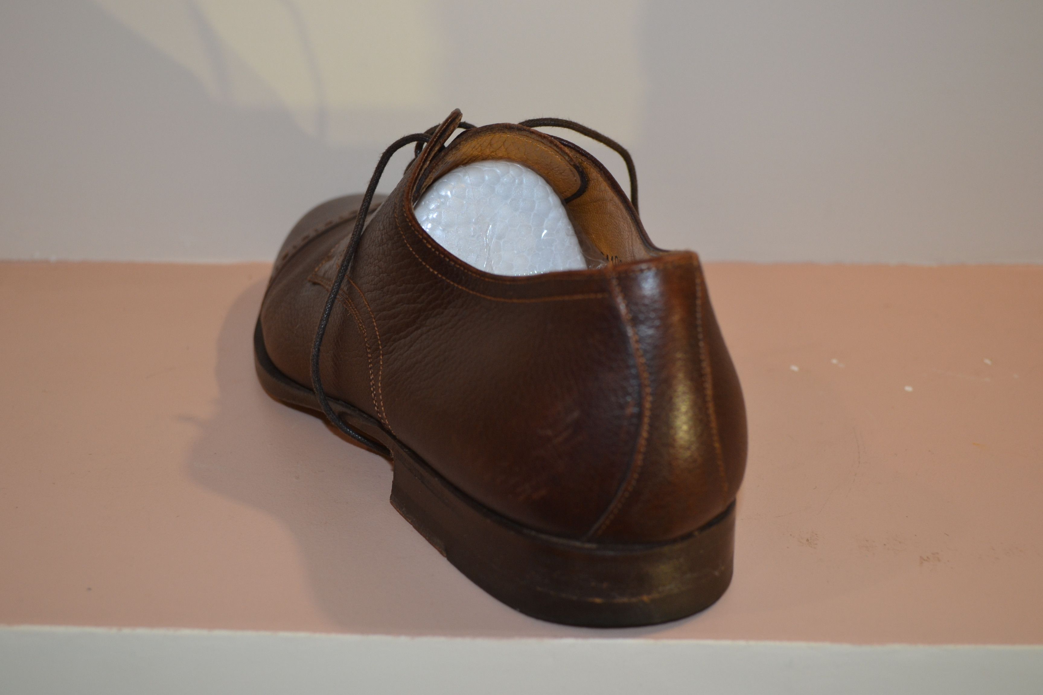 Santoni Santoni Classico Vero Cuoio Italian Cap Toe Oxford Shoes Size US 7.5 / EU 40-41 - 6 Thumbnail