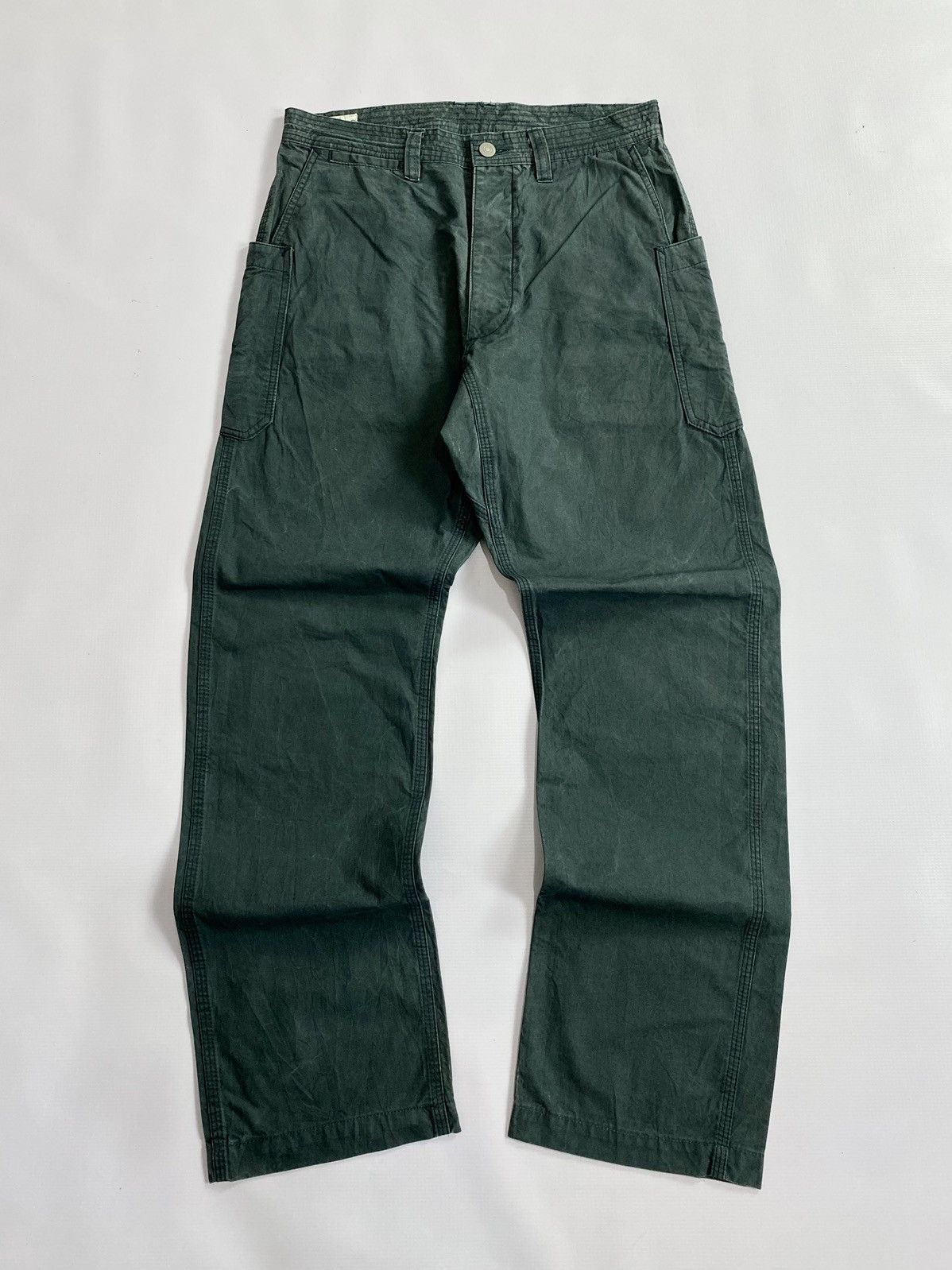 Japanese Brand × Sassafras × Vintage VTG Sassafras Unique Pocket Pant Size US 31 - 1 Thumbnail