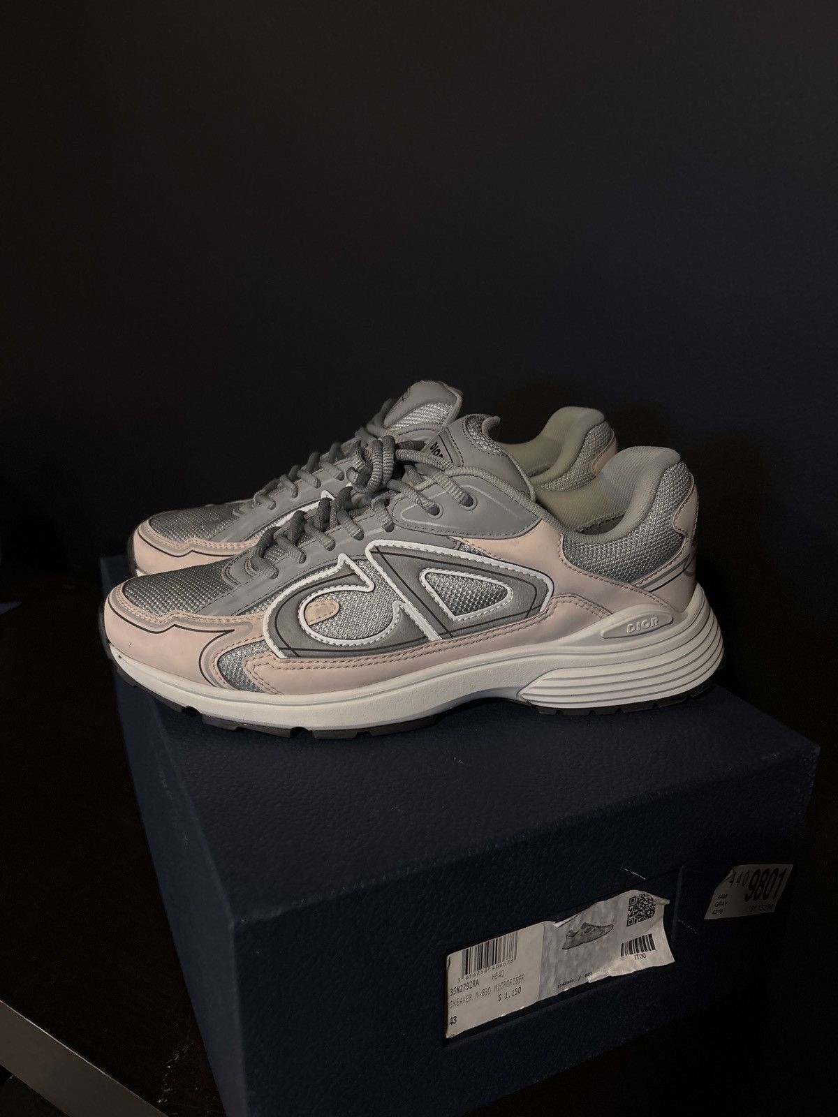 Dior NEW SEASON DIOR B30 GREY & PINK Size US 10 / EU 43 - 1 Thumbnail
