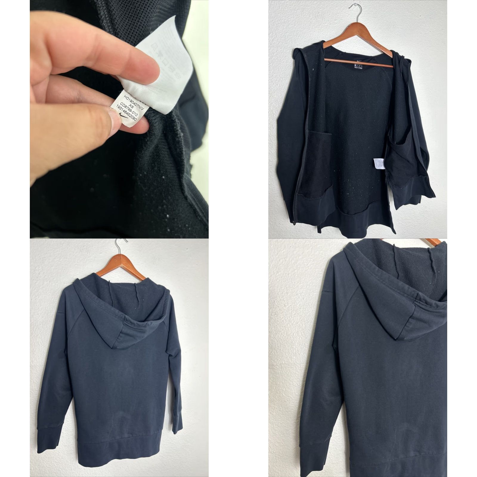Nike Nike Dri-FIT Women's Full-Zip Hoodie Black XS CD8799-010 Size XS / US 0-2 / IT 36-38 - 9 Thumbnail