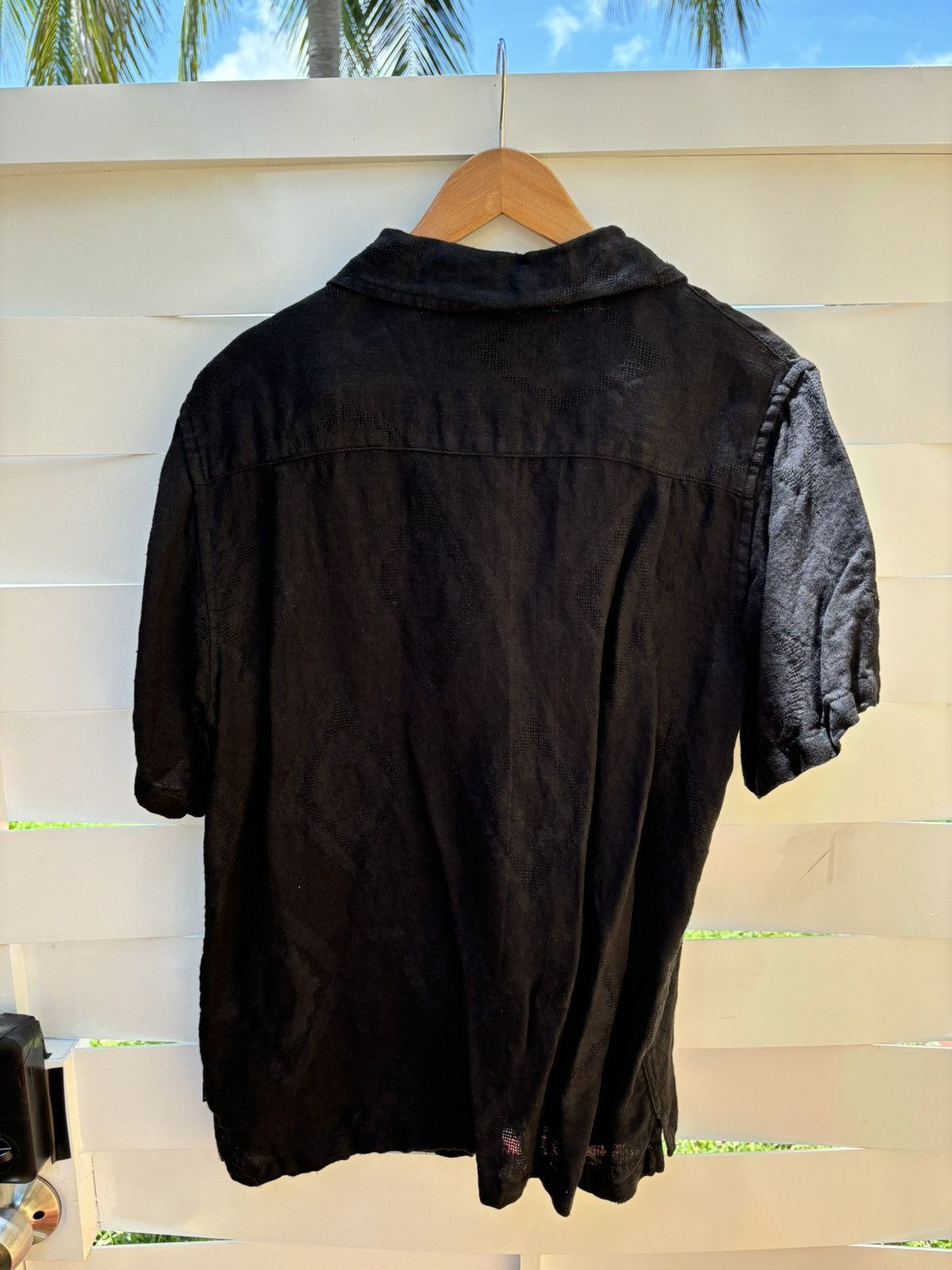Stussy Stussy Diamond Jacquard Linen Shirt Size US S / EU 44-46 / 1 - 8 Thumbnail