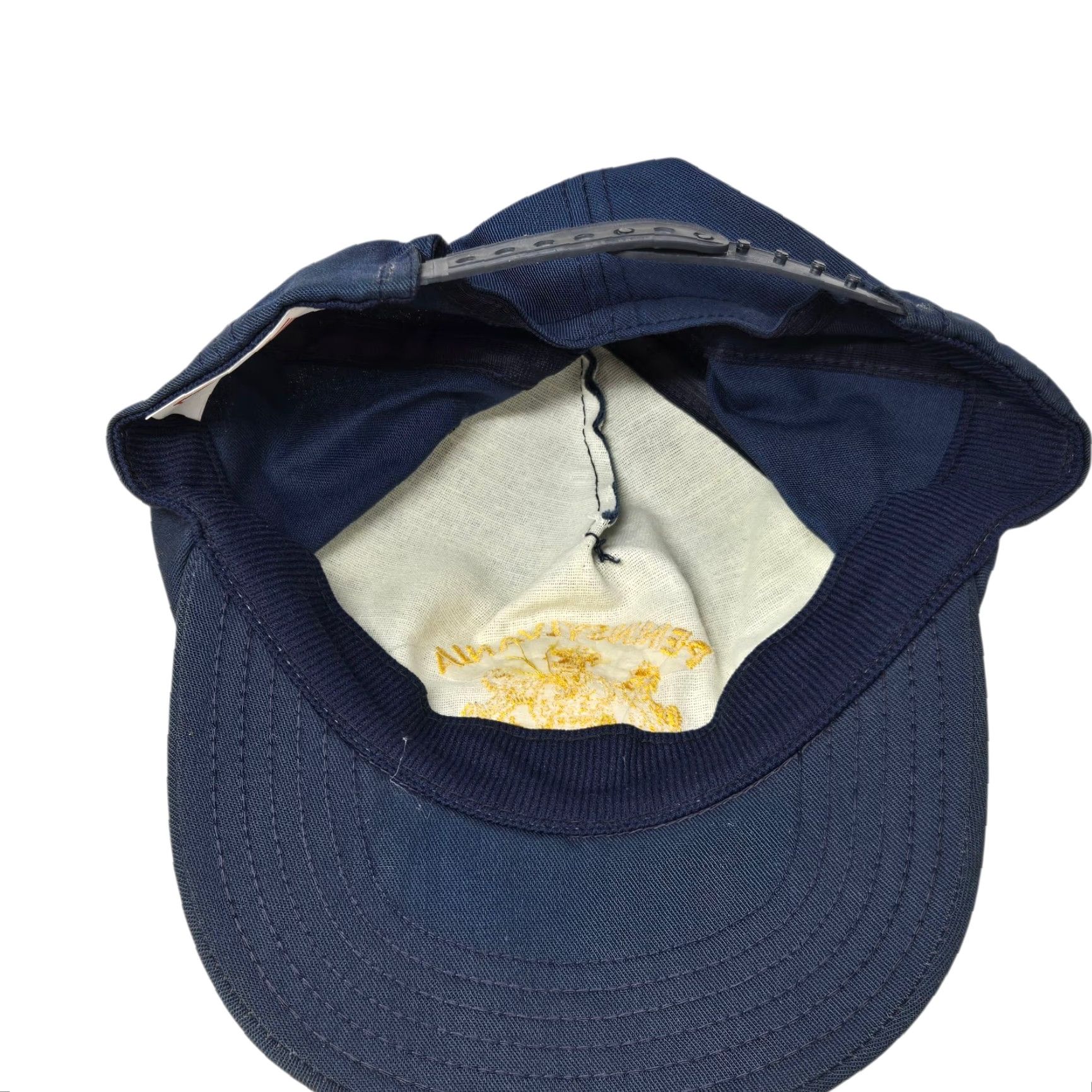 Vintage VINTAGE Pennsylvania State Police Blue Snapback Hat Cap Adjustable Unisex Adults Baseball Cap Police Theme Mens Womens Boys Girls Size ONE SIZE - 5 Thumbnail