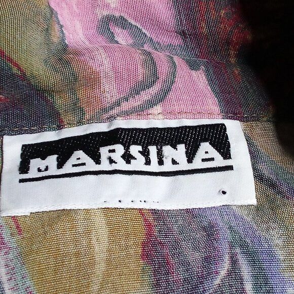 Other Vintage Marsina Abstract Geometric Psychedelic Button Shirt Size L / US 10 / IT 46 - 3 Thumbnail