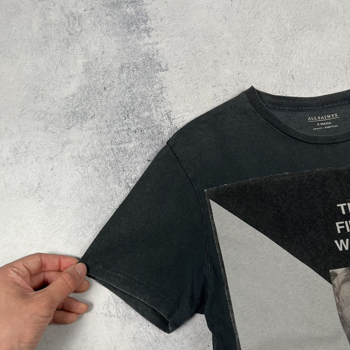 Allsaints Designer Allsaints Waltz Tonic y2k big logo tee Size US XS / EU 42 / 0 - 12 Thumbnail