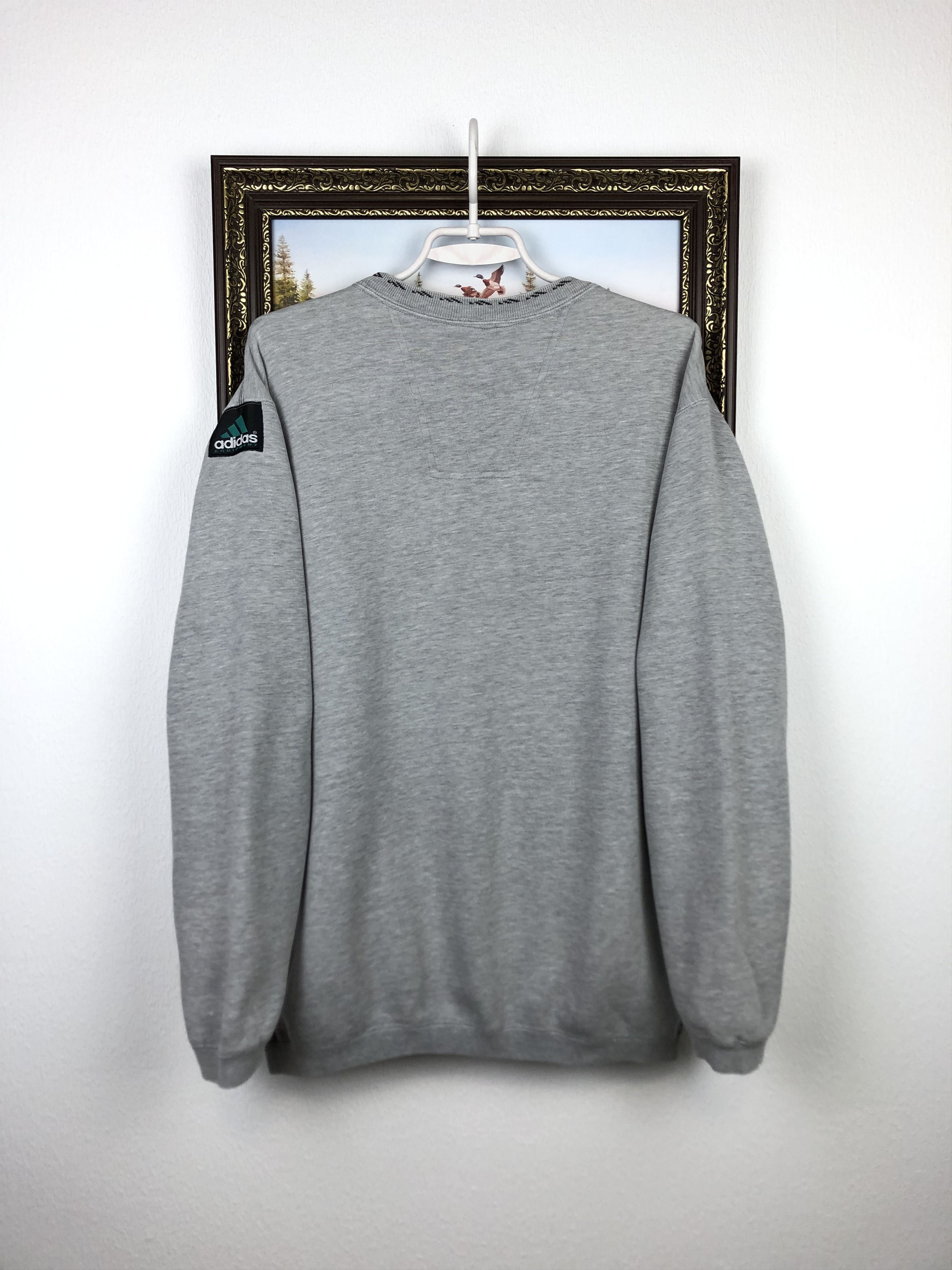 Adidas Vintage 90's Adidas Equipment Sweatshirt Big Logo Crewneck Size US M / EU 48-50 / 2 - 7 Thumbnail