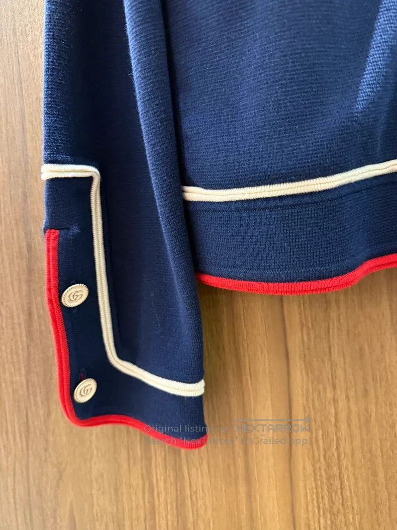 Gucci Gucci Colour-blocked knitted cardigan coat Size S / US 4 / IT 40 - 4 Thumbnail