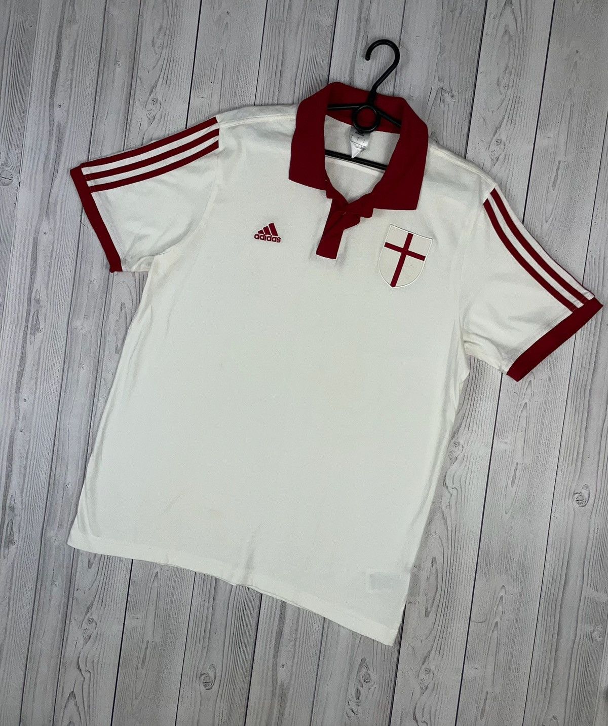 Vintage Vintage AC Milan soccer polo white rare logo size L Size US L / EU 52-54 / 3 - 1 Thumbnail