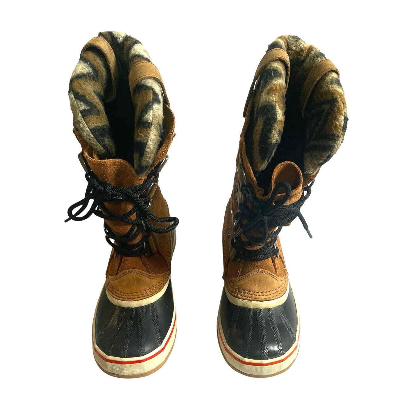 SOREL Sorel Joan Of Arctic Knit II Elk Waterproof Insulated Boots Size US 6 / IT 36 - 1 Thumbnail