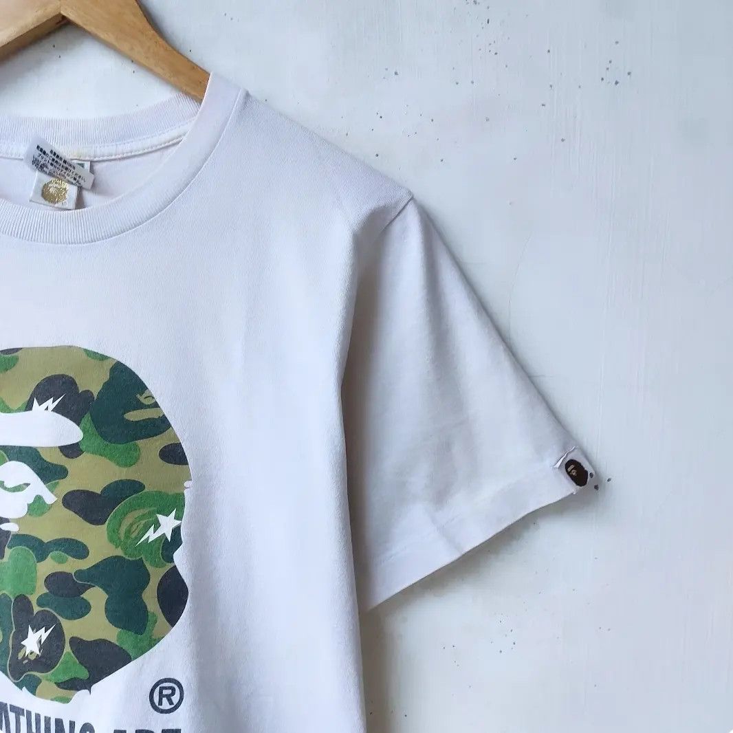 Bape Bape Head Green Camo Tshirt Size US S / EU 44-46 / 1 - 4 Thumbnail