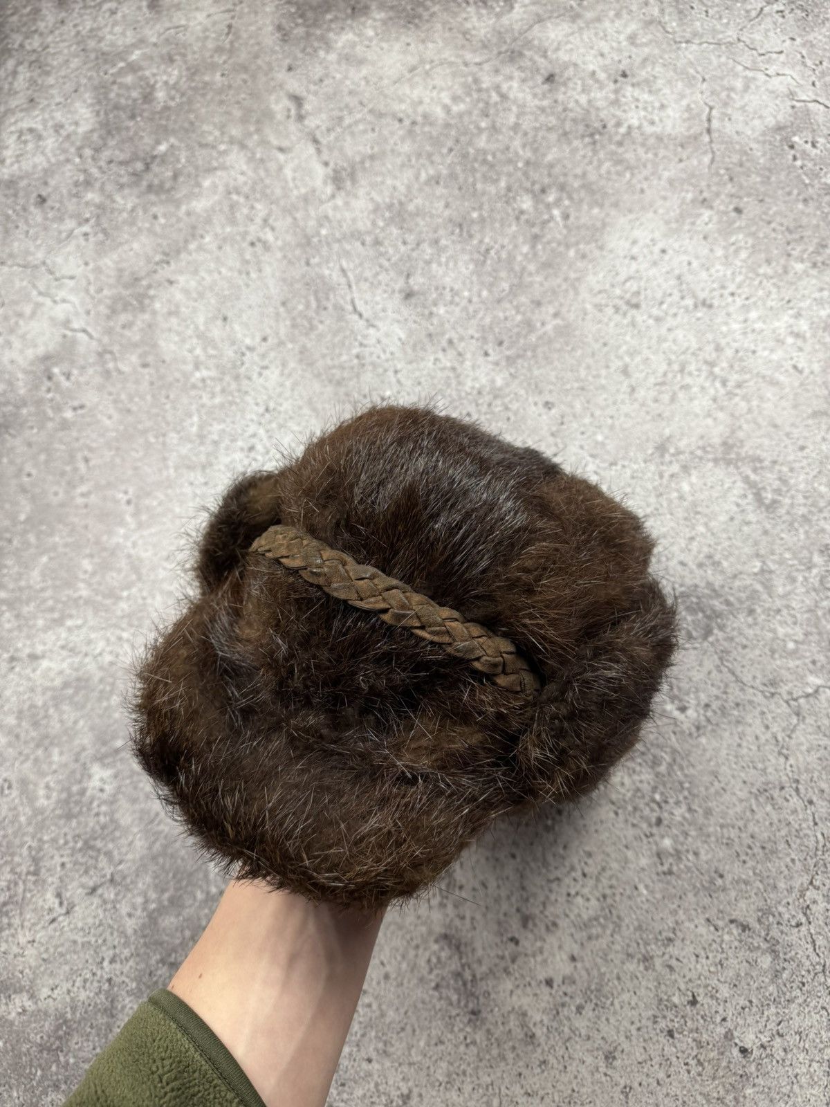 Japanese Brand Vintage Real Fur Trapper Cap Ushanka Hat Fox Muskrat Winter Size ONE SIZE - 1 Thumbnail