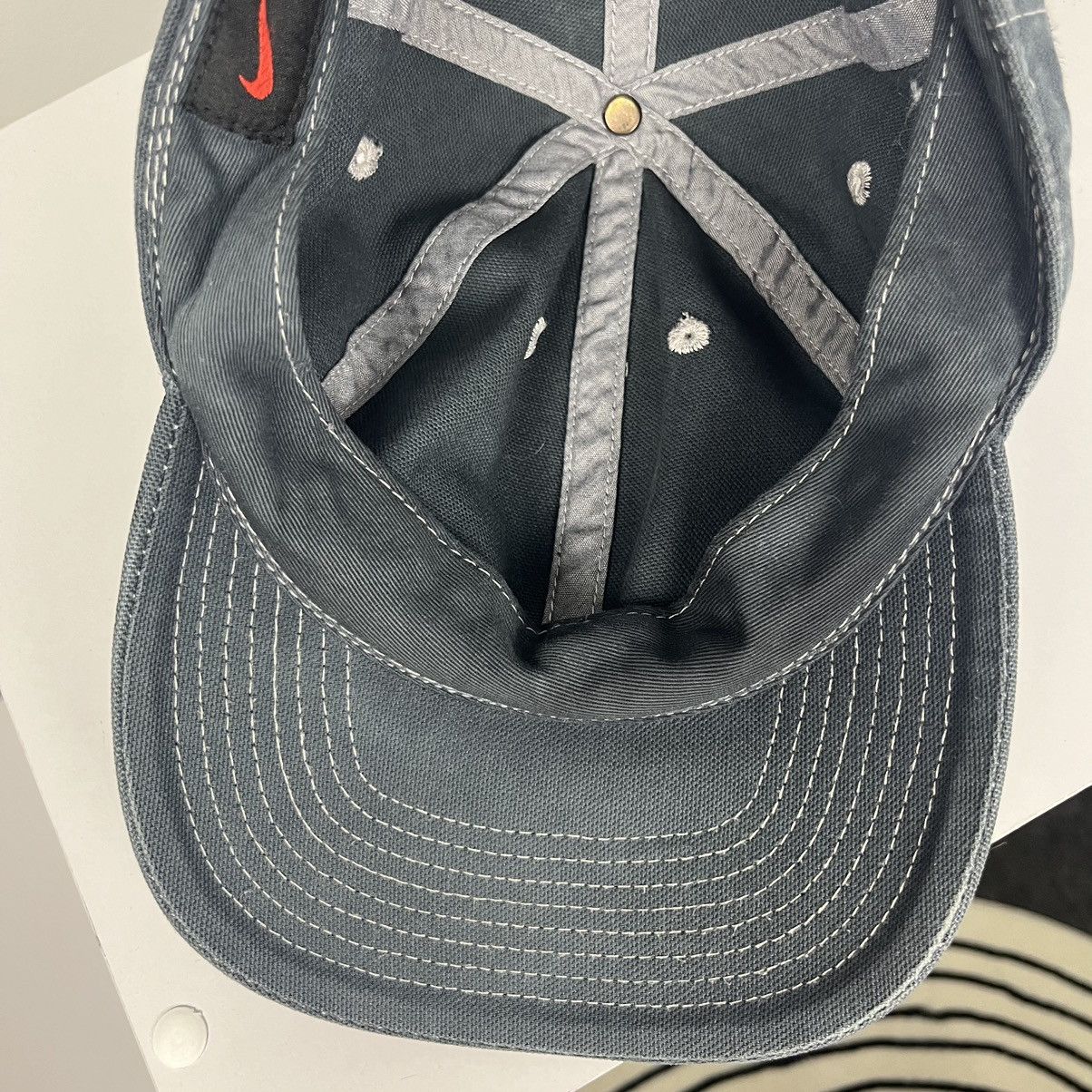 Nike × Vintage 🗣️ VINTAGE 🗣️ Nike 90s Sun faded 6 panel baseball Cap 5 Hat Size ONE SIZE - 12 Thumbnail