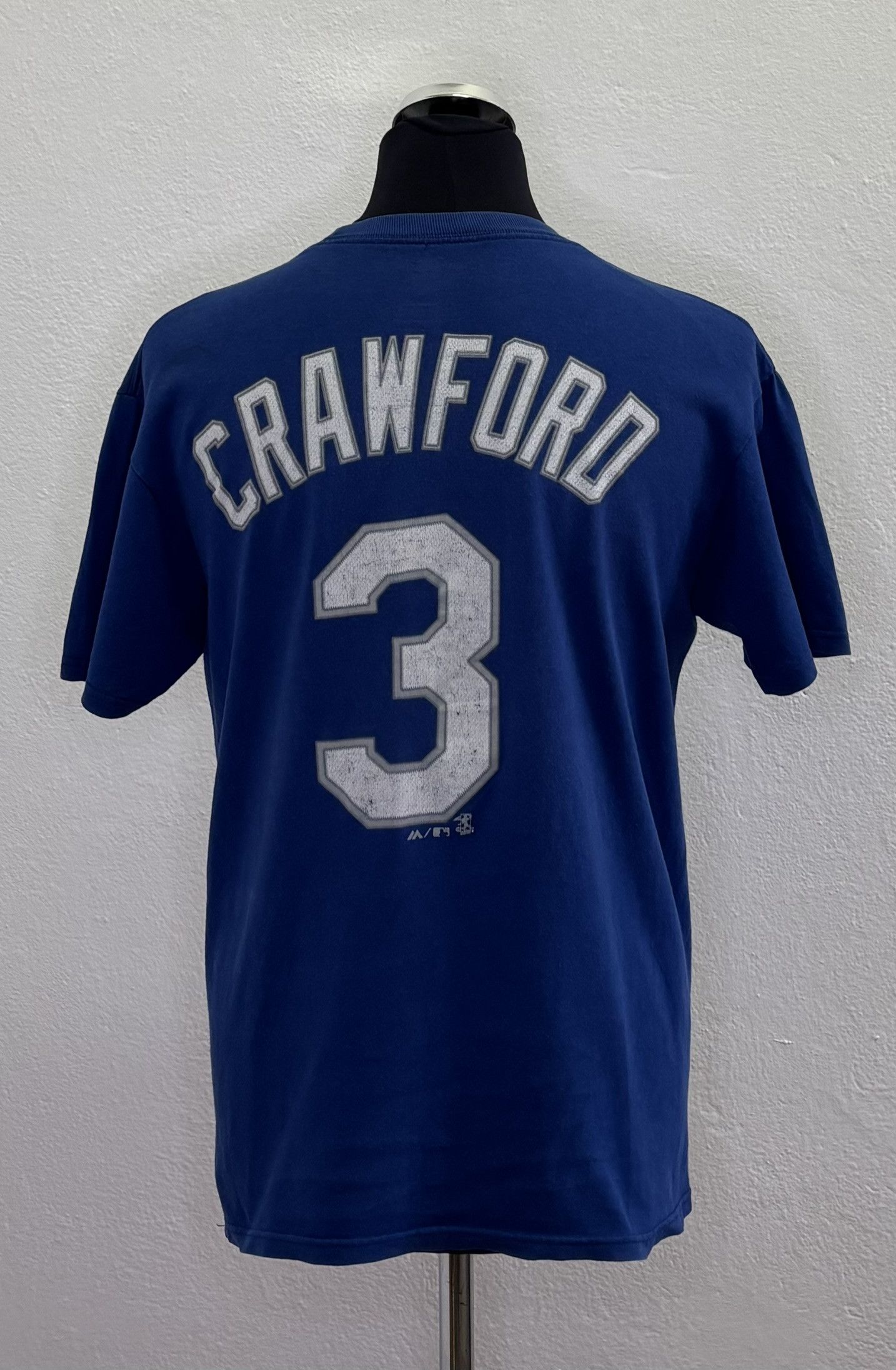 Majestic Los Angeles Dodgers Crawford #3 Majestic MLB T-Shirt Size. M Size US M / EU 48-50 / 2 - 1 Thumbnail