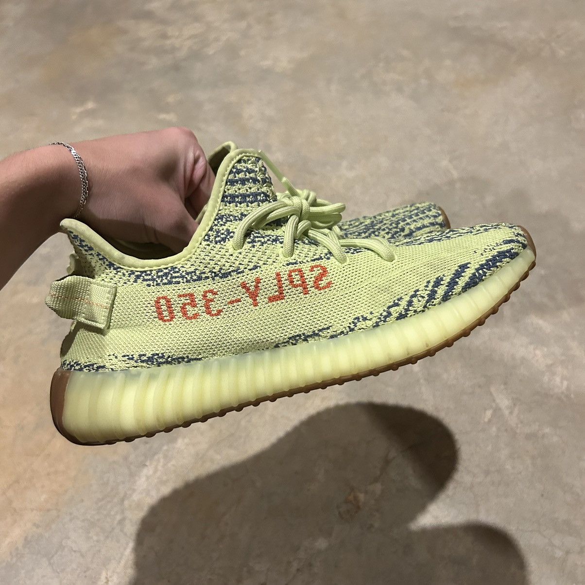 Adidas × Kanye West × Yeezy Adidas Yeezy Boost 350 V2 Semi Frozen Yellow 2017 US 8 Size US 8 / EU 41 - 7 Thumbnail