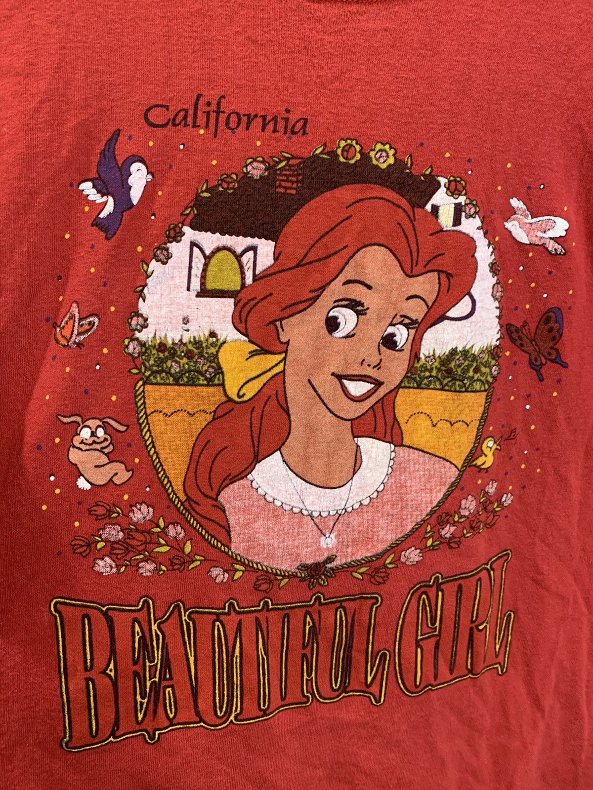 John Henry × Vintage *RARE* Vintage 80’s Beautiful Girl Art Single Stitch T-Shirt Size US M / EU 48-50 / 2 - 2 Thumbnail