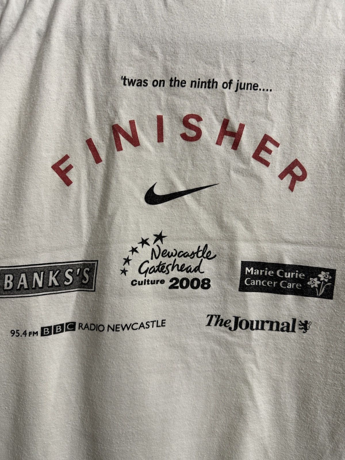 Nike Rare Vintage T-Shirt Nike Blaydon Race 2002 Swoosh Y2K Size US M / EU 48-50 / 2 - 5 Thumbnail