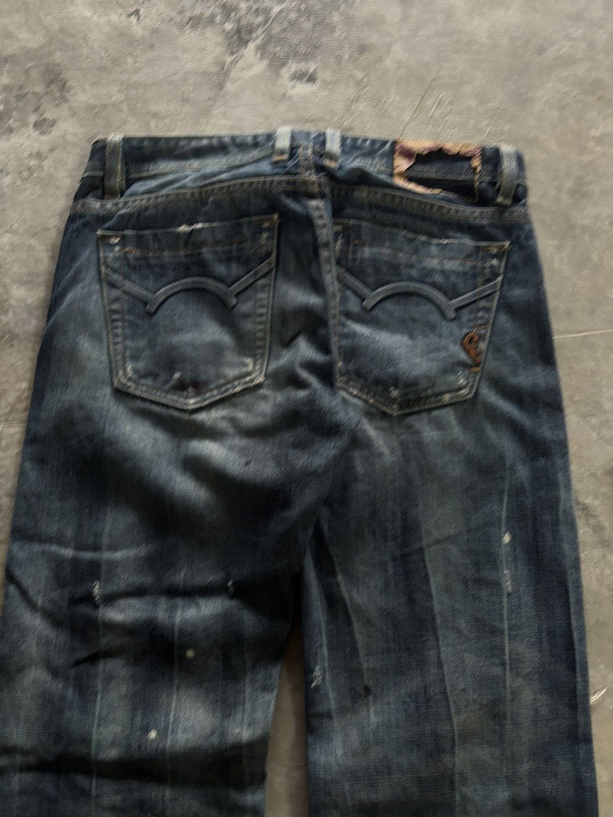 If Six Was Nine CULT OF INDIVIDUALITY japanese selvedge distressed semiflare Size US 32 / EU 48 - 19 Thumbnail